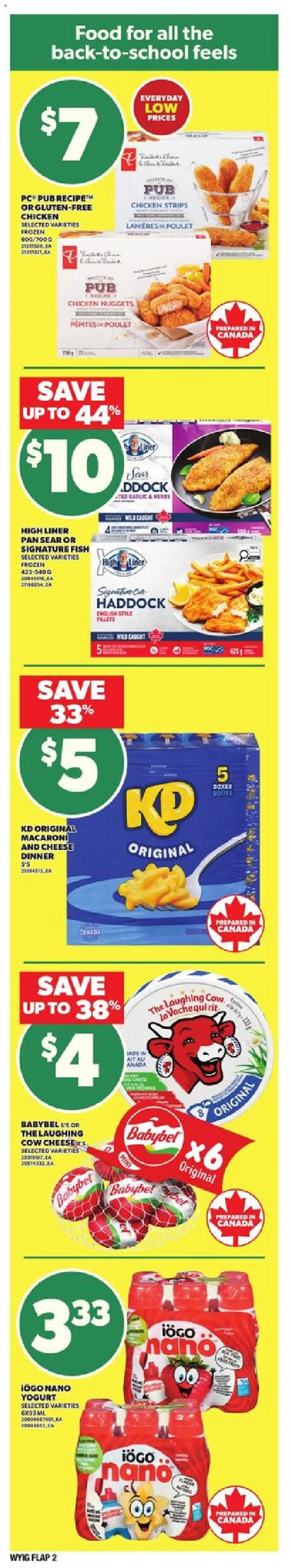 Independent Grocer flyer valid from 21.08.2025 | Page: 3 | Products: Fish, Cheese, Yogurt, Chicken