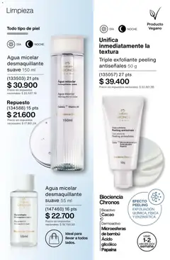 Vista previa Catálogo Natura Ciclo 3 válido desde el 09.02.2026 | Página: 157 | Productos: Desmaquillante, Agua, Cacao