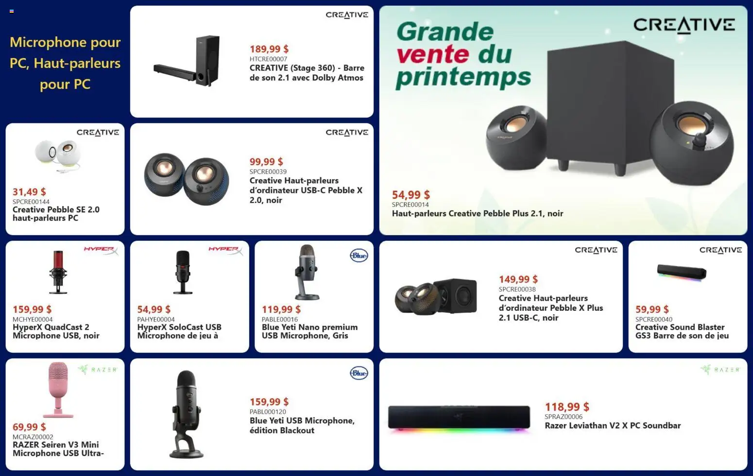 Canada Computers flyer valid from 27.03.2026 | Page: 10 | Products: PC, Microphone