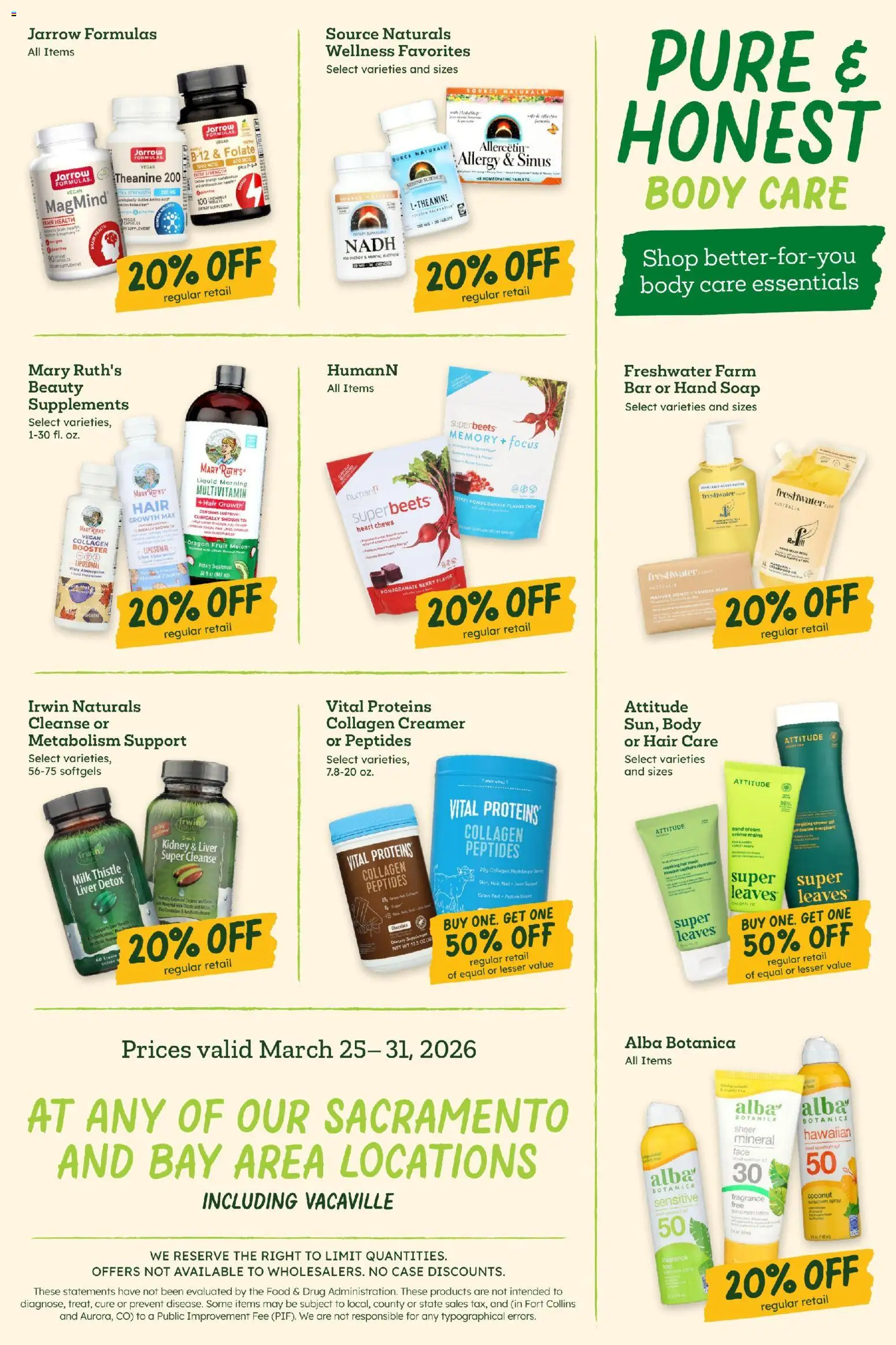 Sprouts Weekly Ad - valid from 25.03.2026 | Page: 10 | Products: Fragrance, Milk, Soap, Cream