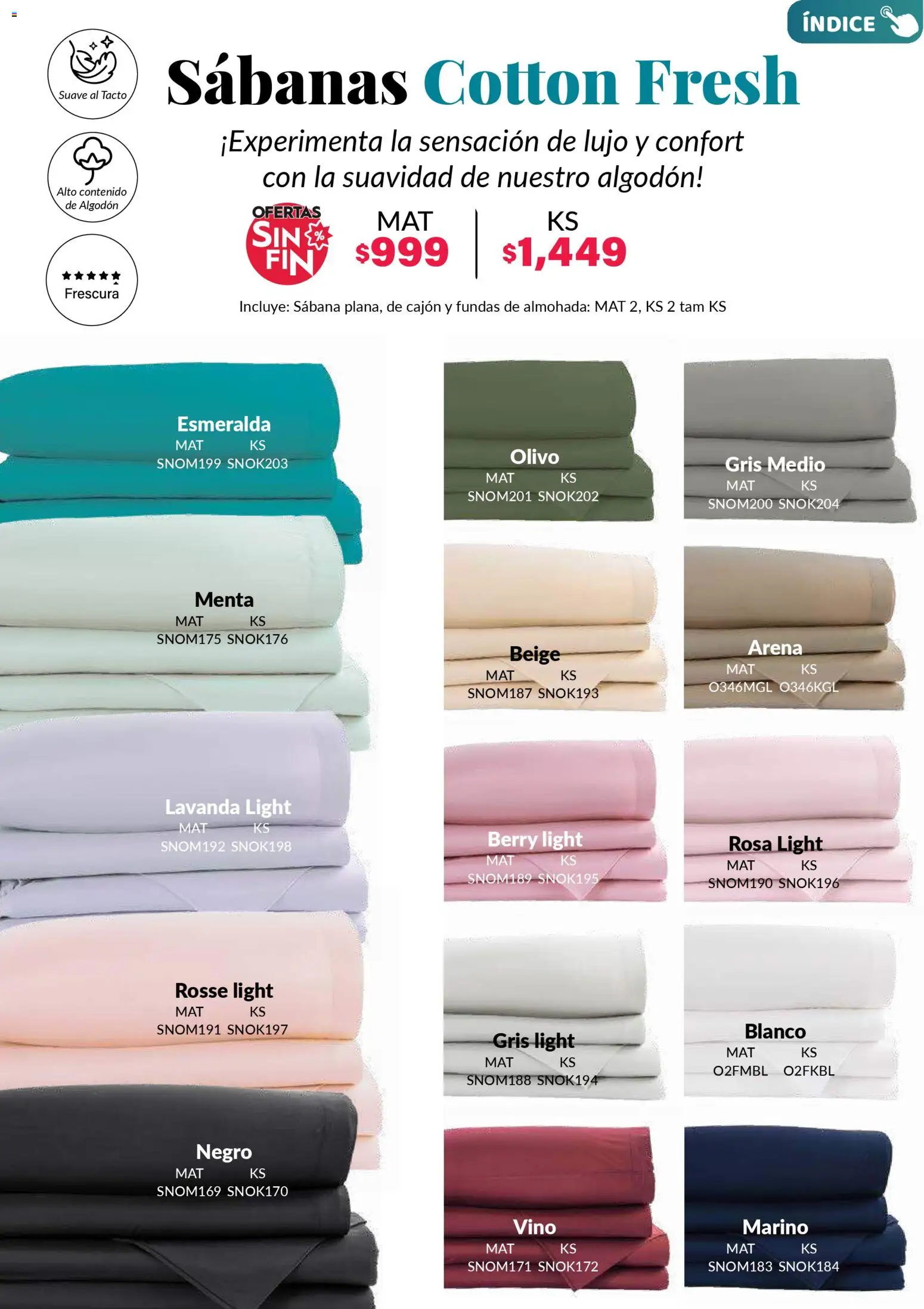 Nuevas ofertas de Colchas Concord válidas en toda la República Mexicana desde el 01.11.2025. ¡Encuentra las mejores ofertas en Colchas Concord Buen Fin! | Página: 186 | Productos: Algodón, Almohada, Vino, Sabanas