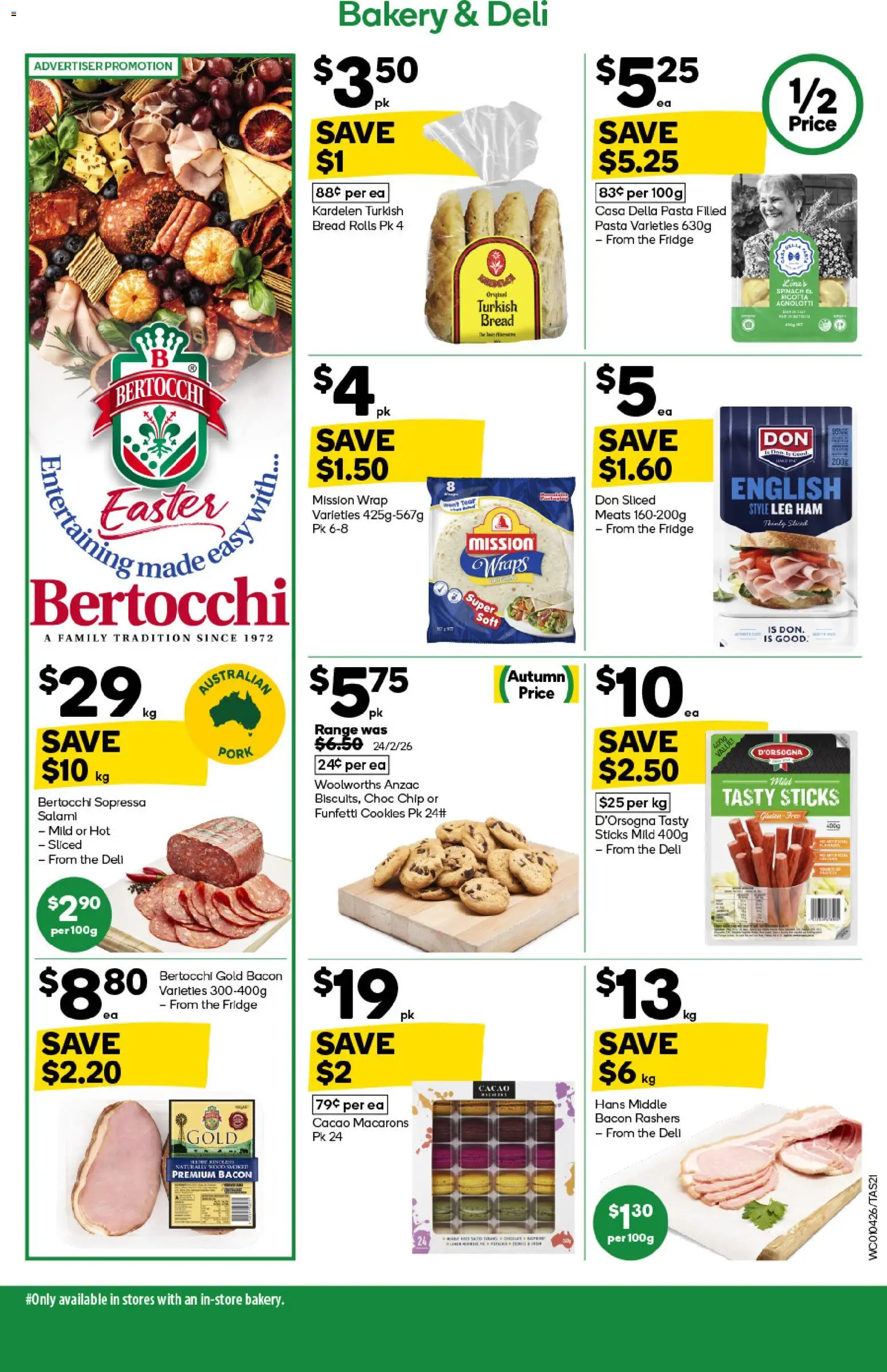 Woolworths catalogue - valid from 01.04.2026 | Page: 21 | Products: Bacon, Ham, Pork, Wood