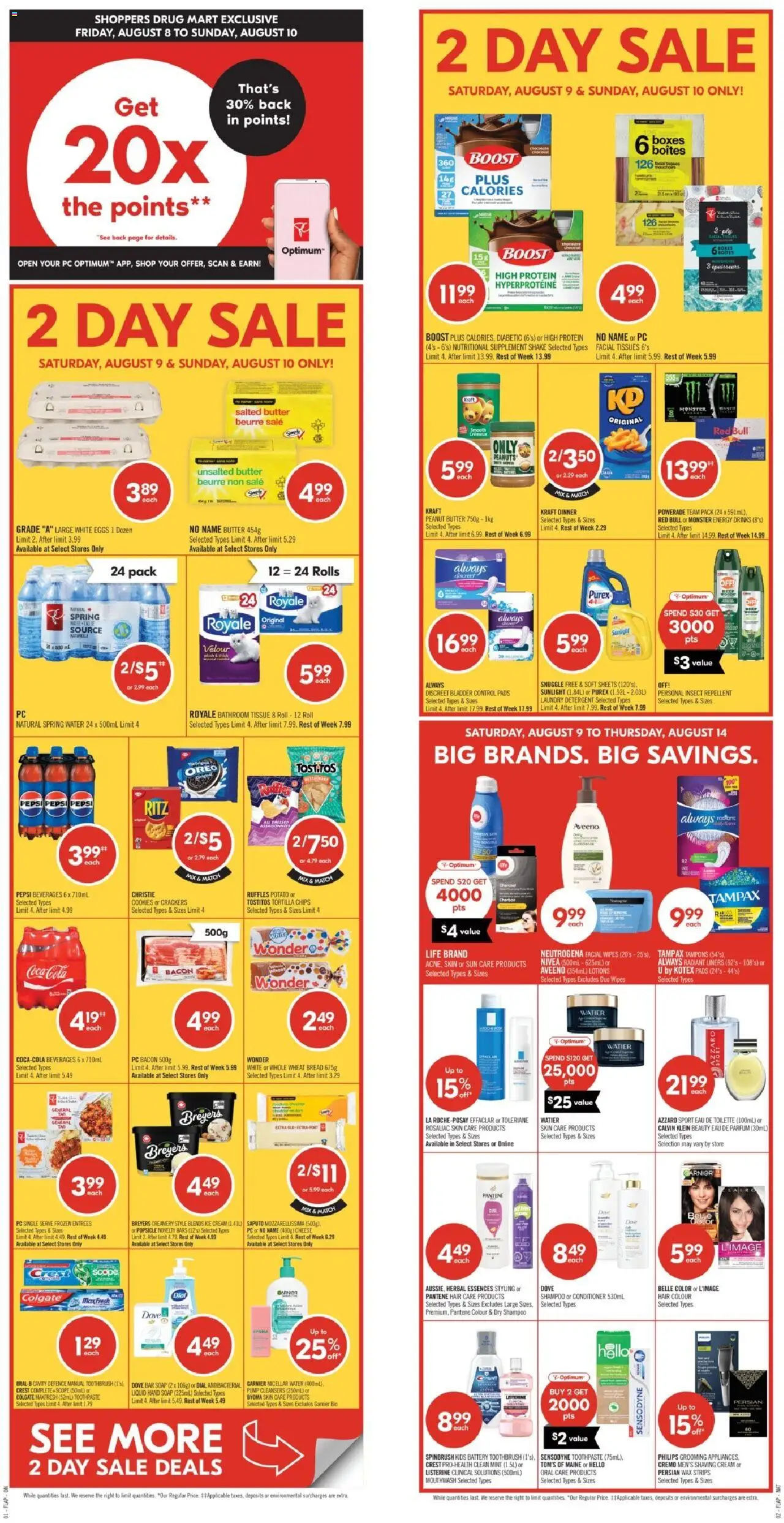 Shoppers flyer valid from 09.08.2025 | Page: 1