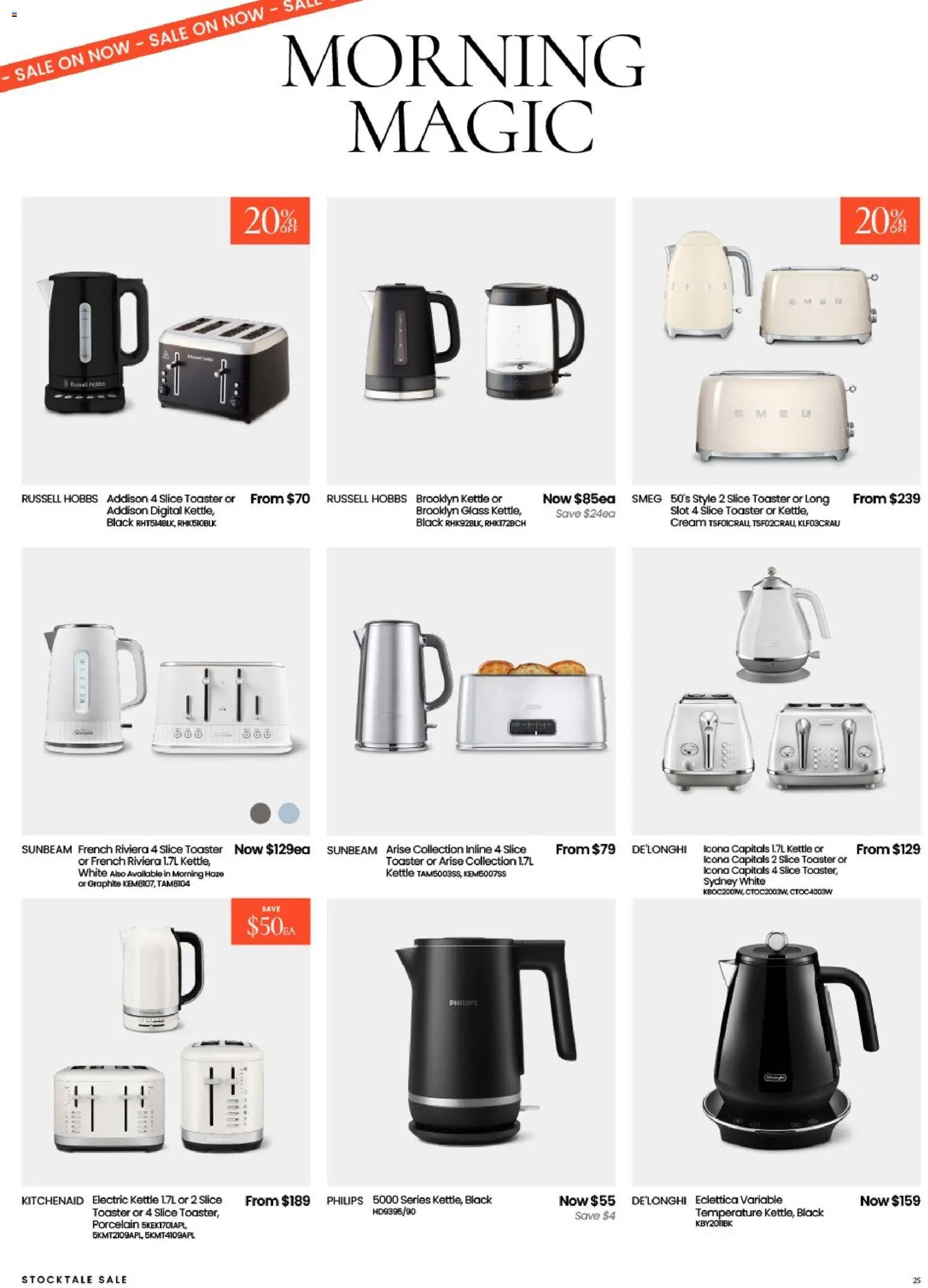 Myer catalogue - valid from 26.12.2025 | Page: 25 | Products: Cream, Digital, Kettle, Toaster