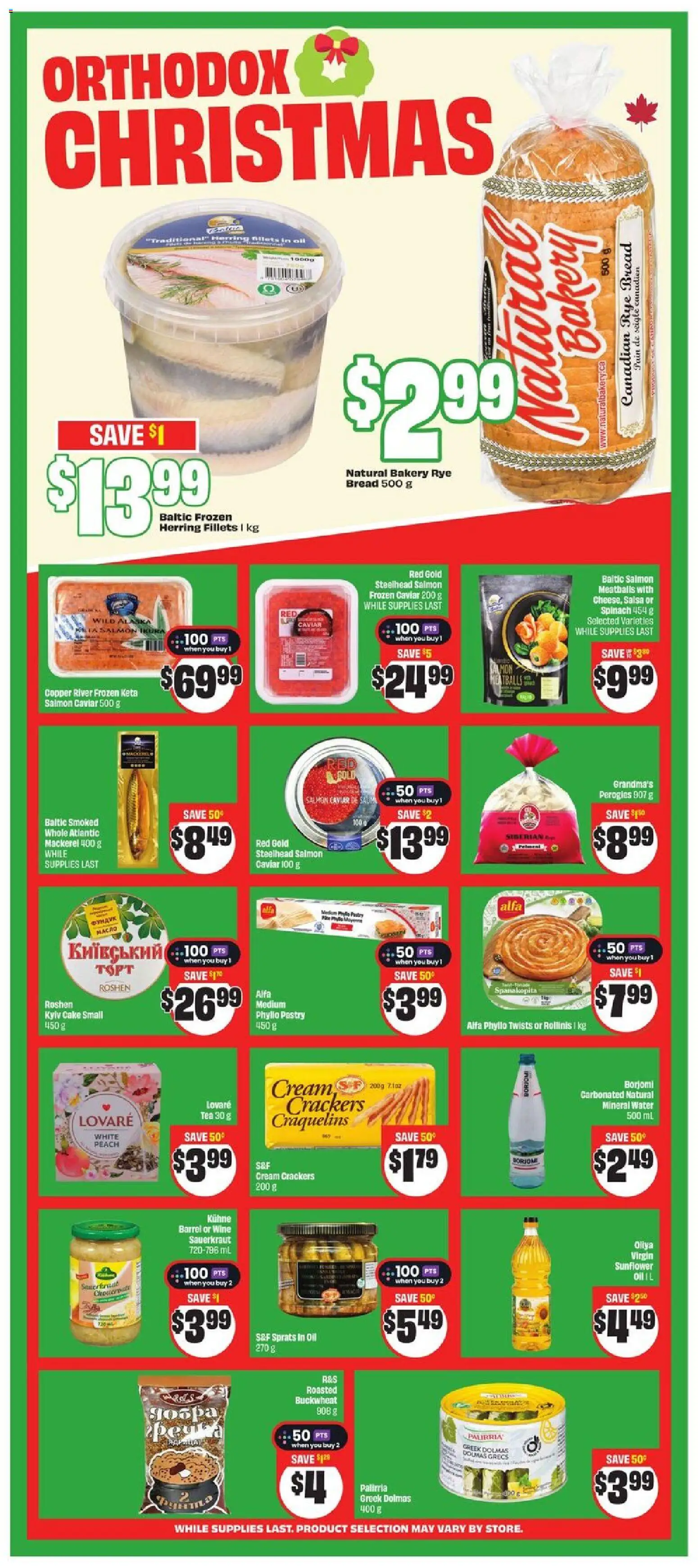 FreshCo flyer valid from 01.01.2026 | Page: 8 | Products: Tea, Bakery, Bread, Wine