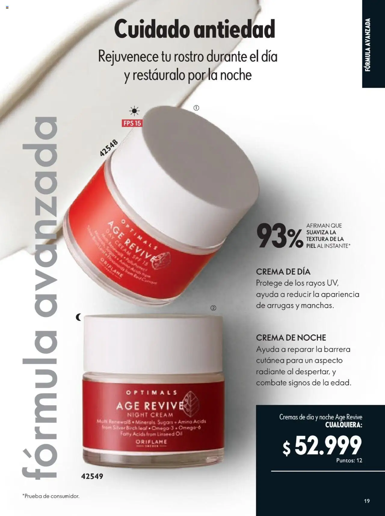 Oriflame revista - valida desde el 12.07.2025 | Página: 19 | Productos: Crema