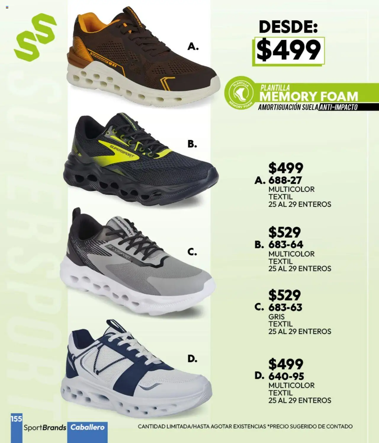 Nuevas ofertas de Cklass válidas en toda la República Mexicana desde el 16.09.2025. ¡Encuentra las mejores ofertas en Cklass - Catálogo Invierno Sportbrands! | Página: 156