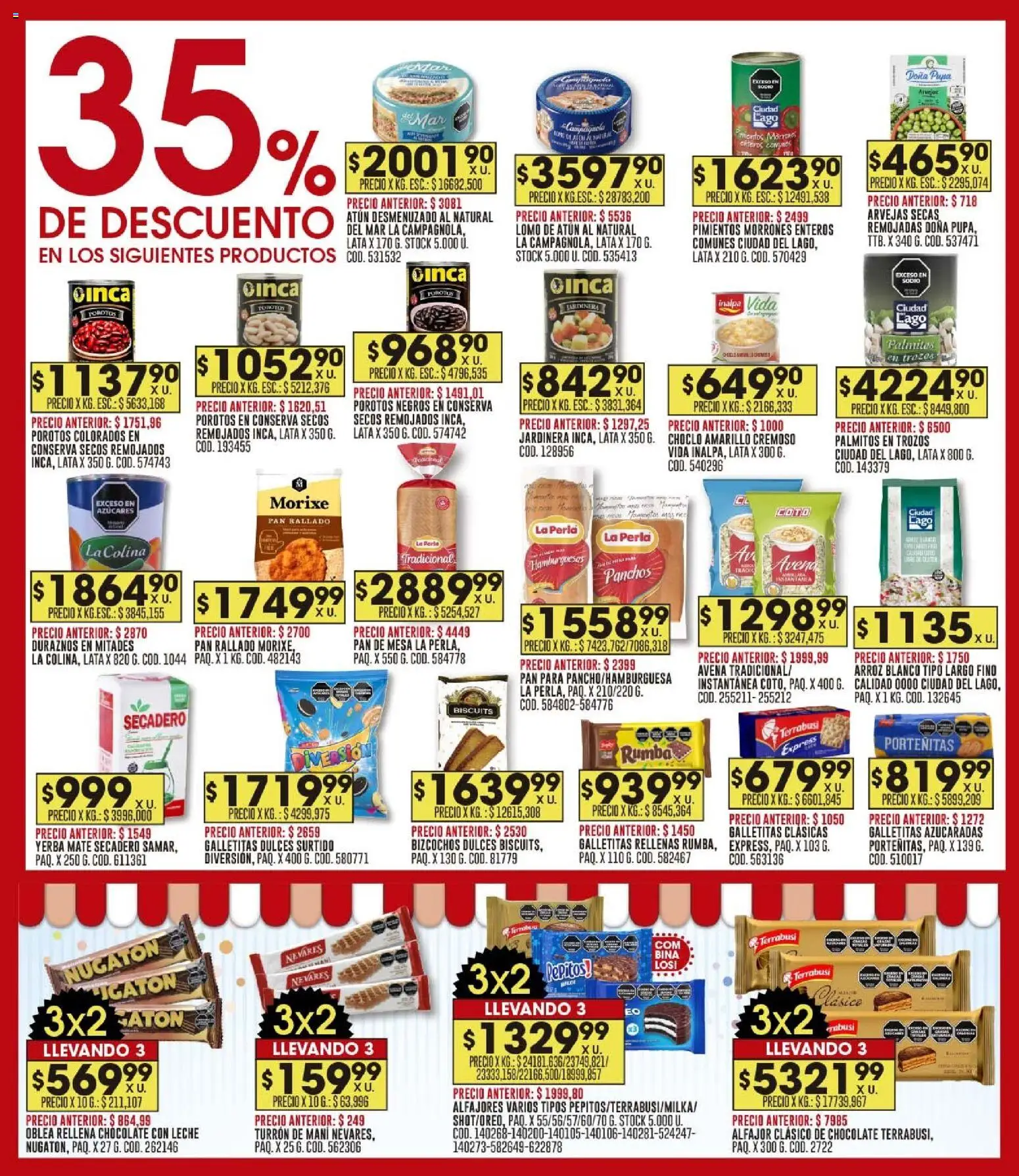 Coto ofertas │ válido desde el 09.03.2026 | Página: 11 | Productos: Galletitas, Mesa, Atún, Turrón