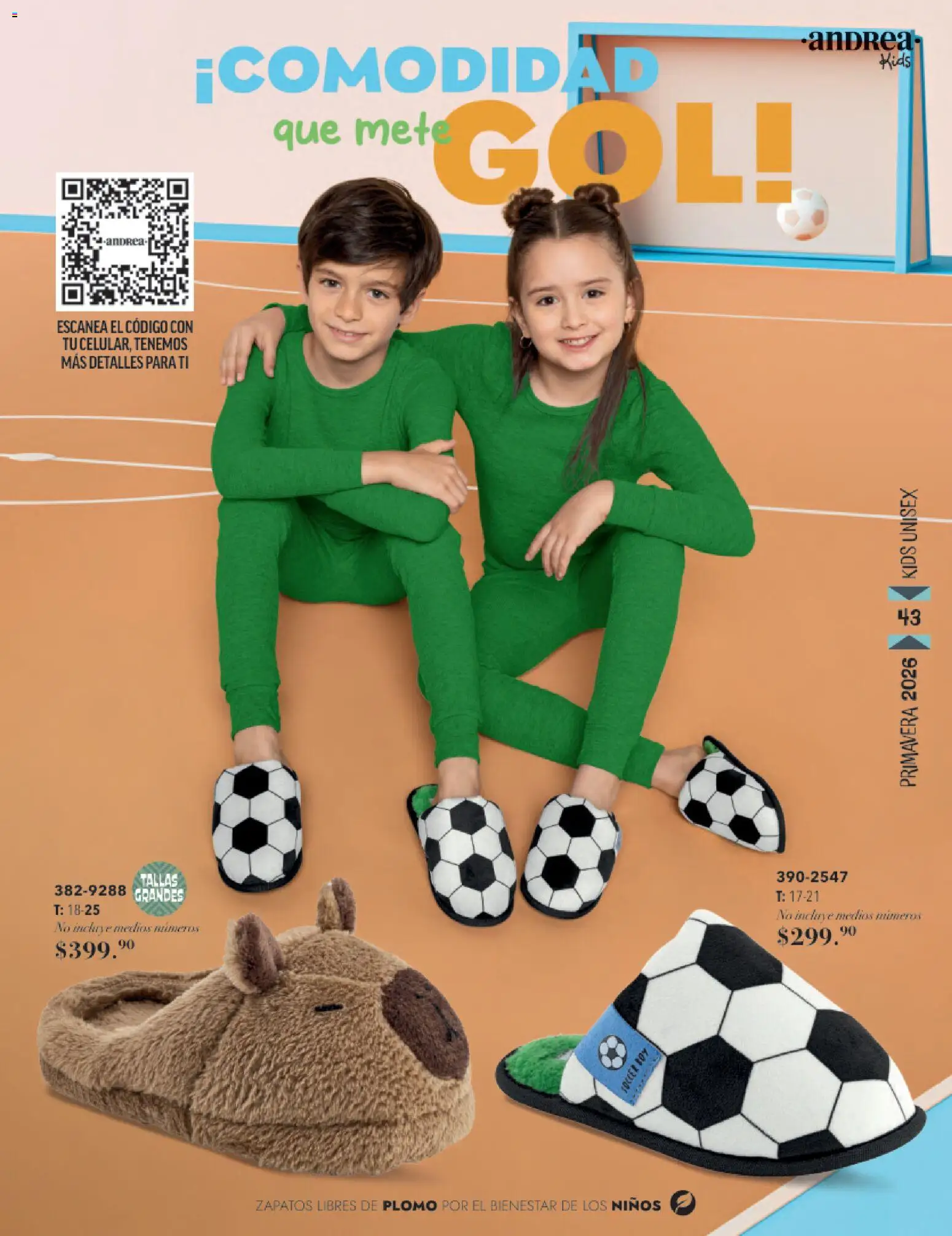 Nuevas ofertas de Andrea válidas en toda la República Mexicana desde el 25.01.2026. ¡Encuentra las mejores ofertas en Andrea catálogo Infantil! | Página: 43 | Productos: Zapatos