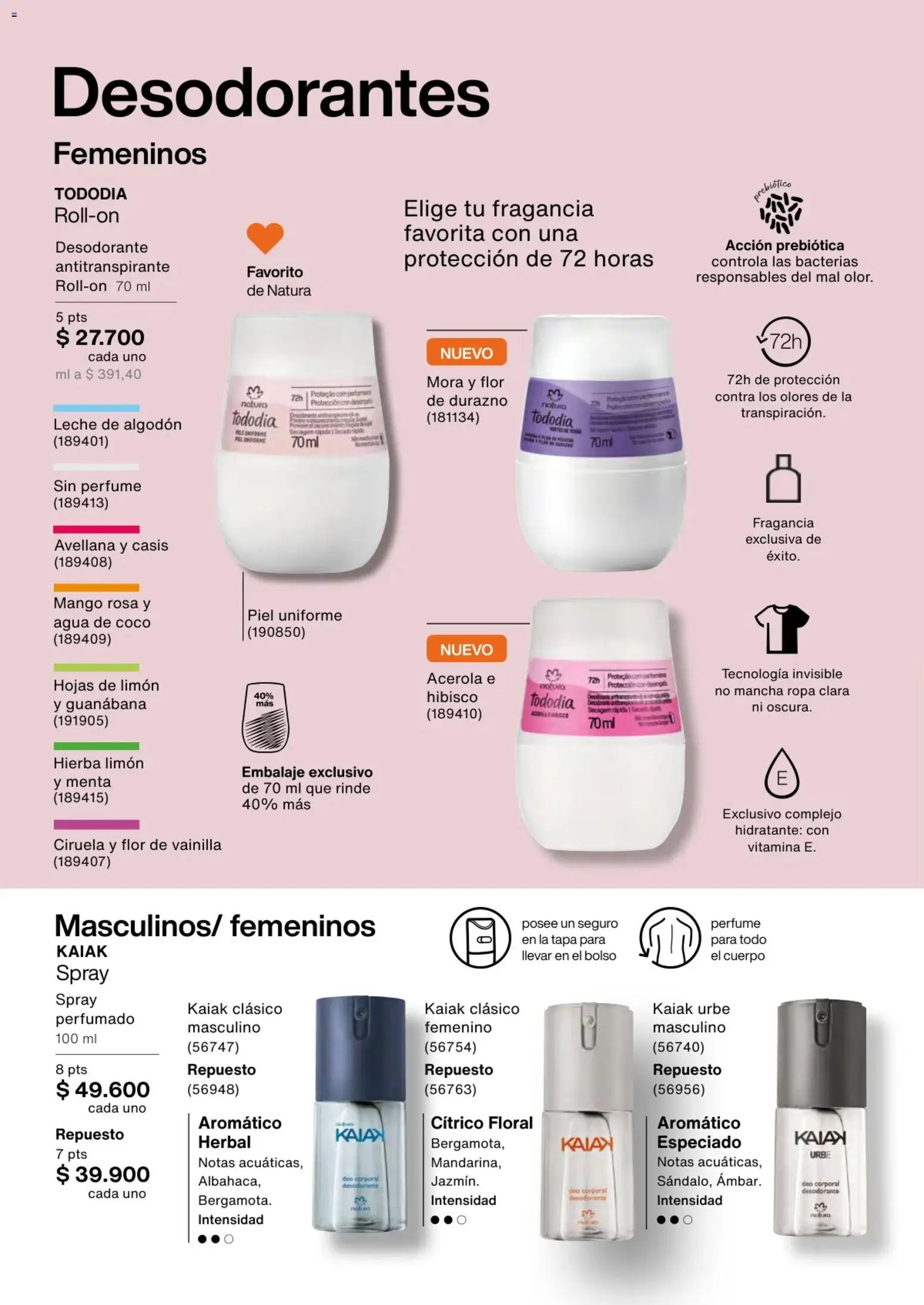 Natura revista - valida desde el 01.02.2026 | Página: 129 | Productos: Mango, Fragancia, Ropa, Durazno