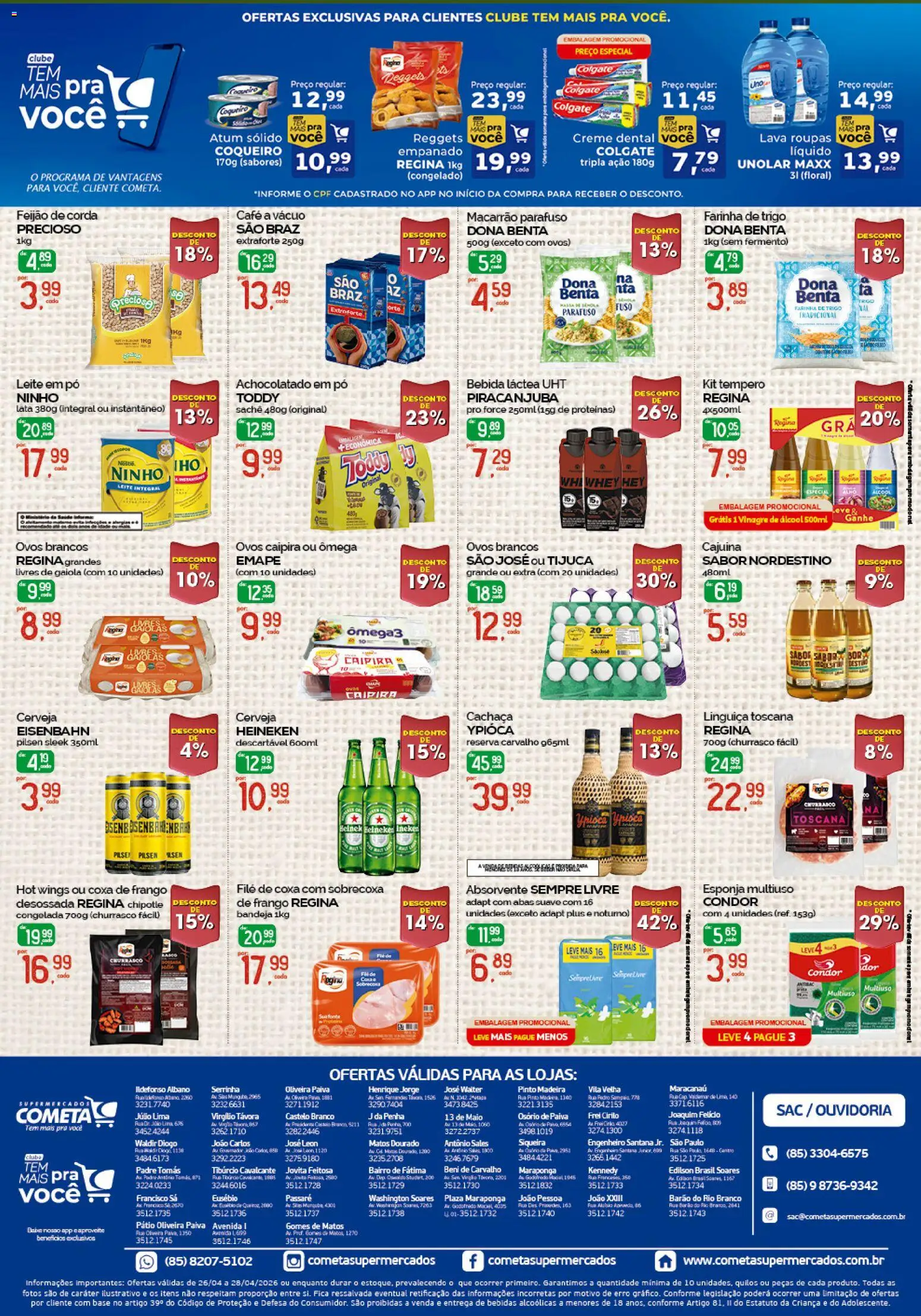 Cometa Supermercados Folheto - válido de 26.04.2026 | Página: 2