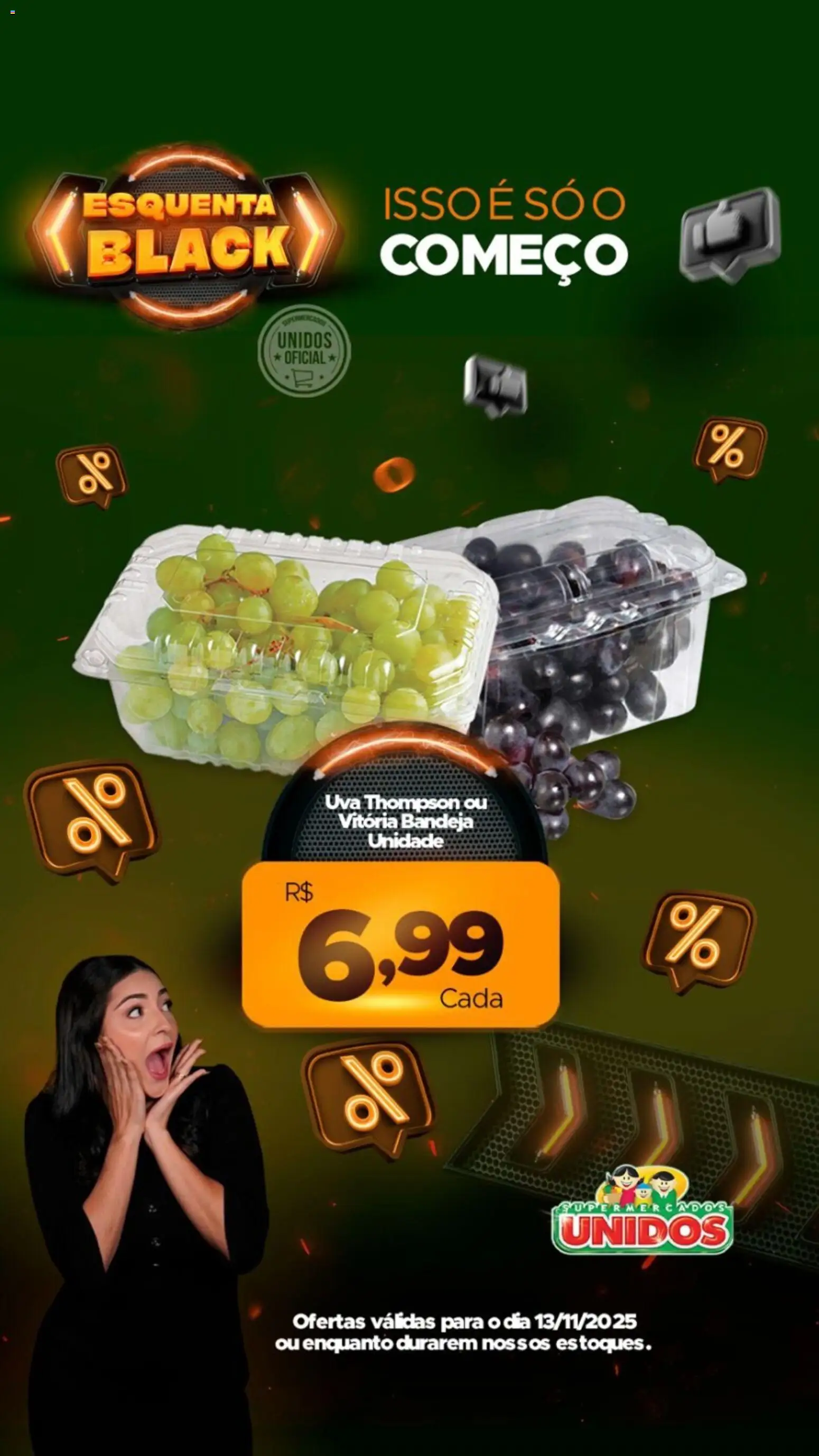 Supermercados Unidos Folheto - válido de 13.11.2025 | Página: 8 | Produtos: Bandeja