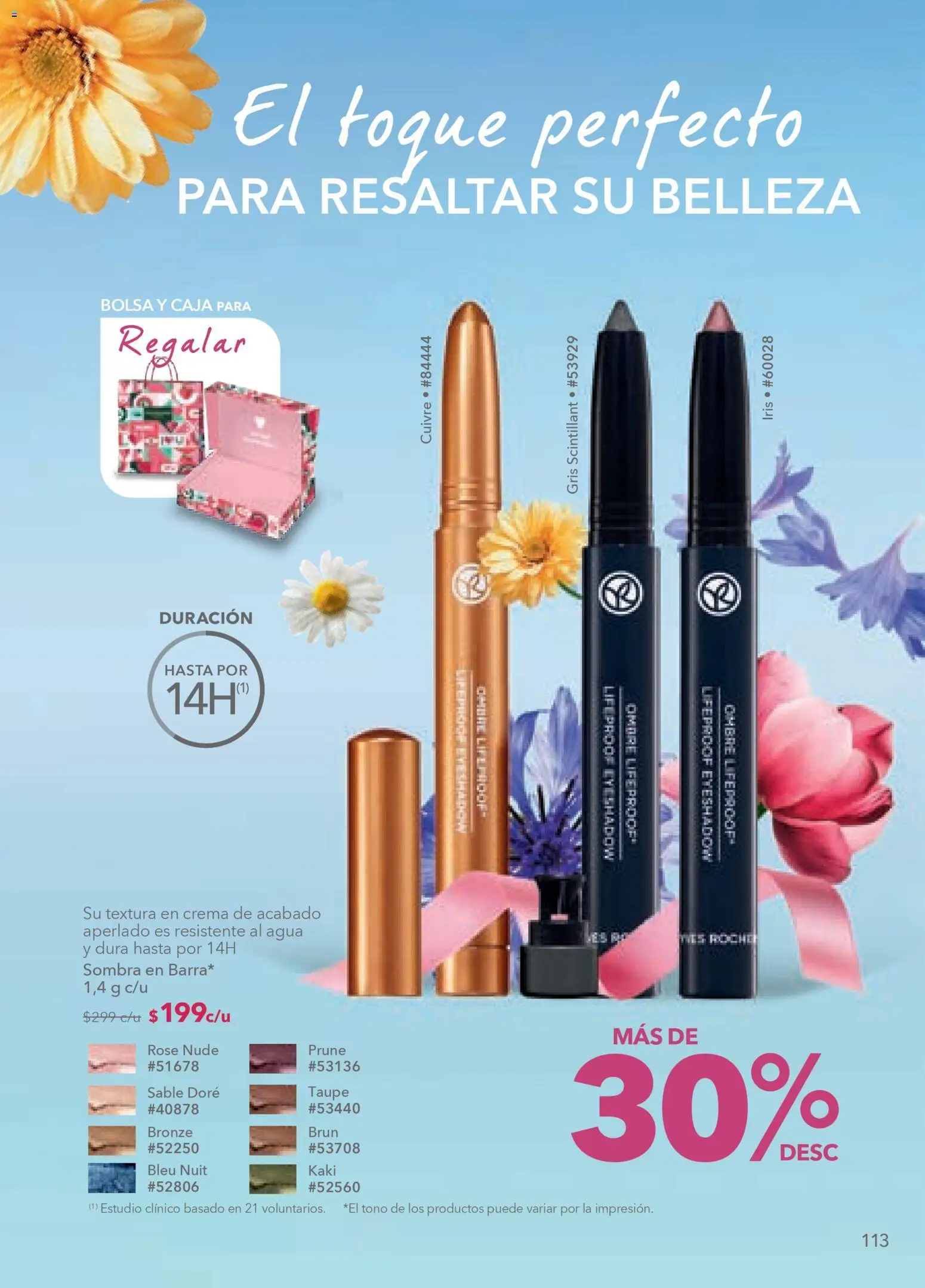 Nuevas ofertas de Yves Rocher válidas en toda la República Mexicana desde el 24.03.2026. ¡Encuentra las mejores ofertas en Yves Rocher campaña 5 2026! | Página: 115 | Productos: Crema, Bolsa, Sombra, Caja