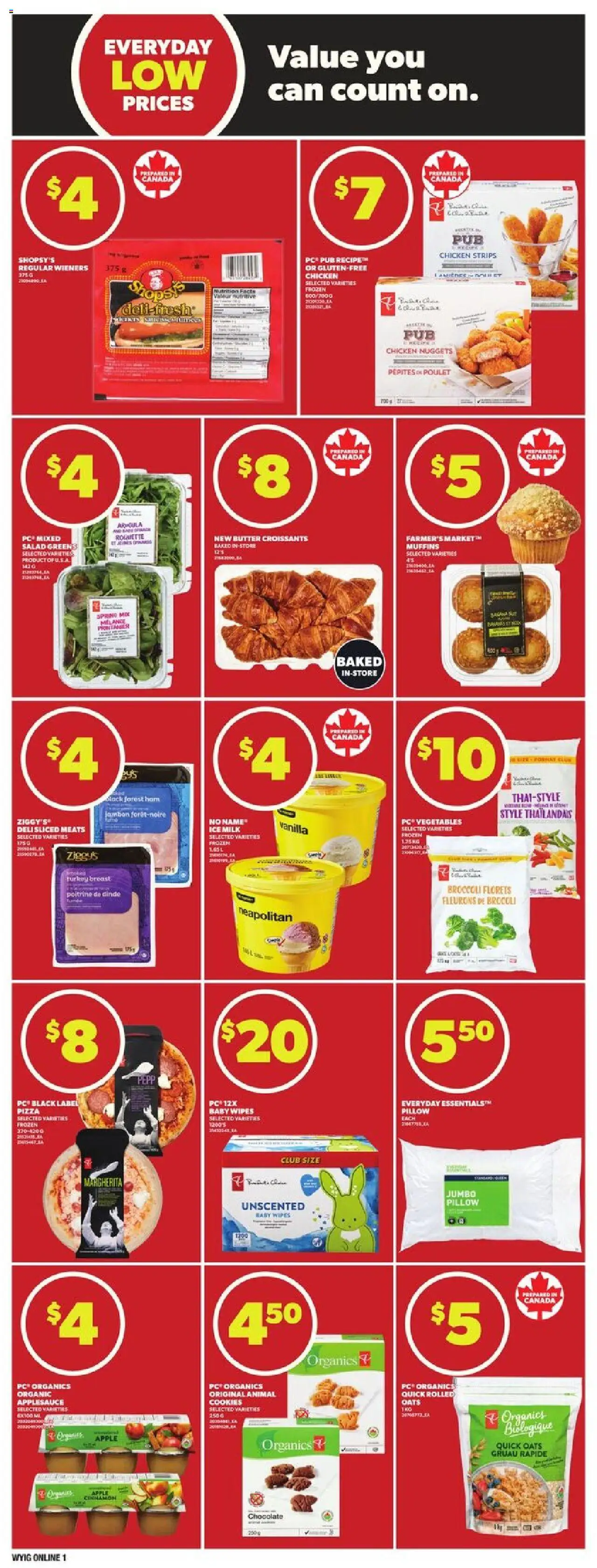 Independent Grocer flyer valid from 24.07.2025 | Page: 11 | Products: Salad, Turkey, Pillow, Ham