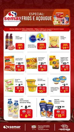 Semar Supermercado ofertas Especial Frios e Açougue - Pré-Visualização do folheto da loja Semar Supermercado, válido de 17.03.2026