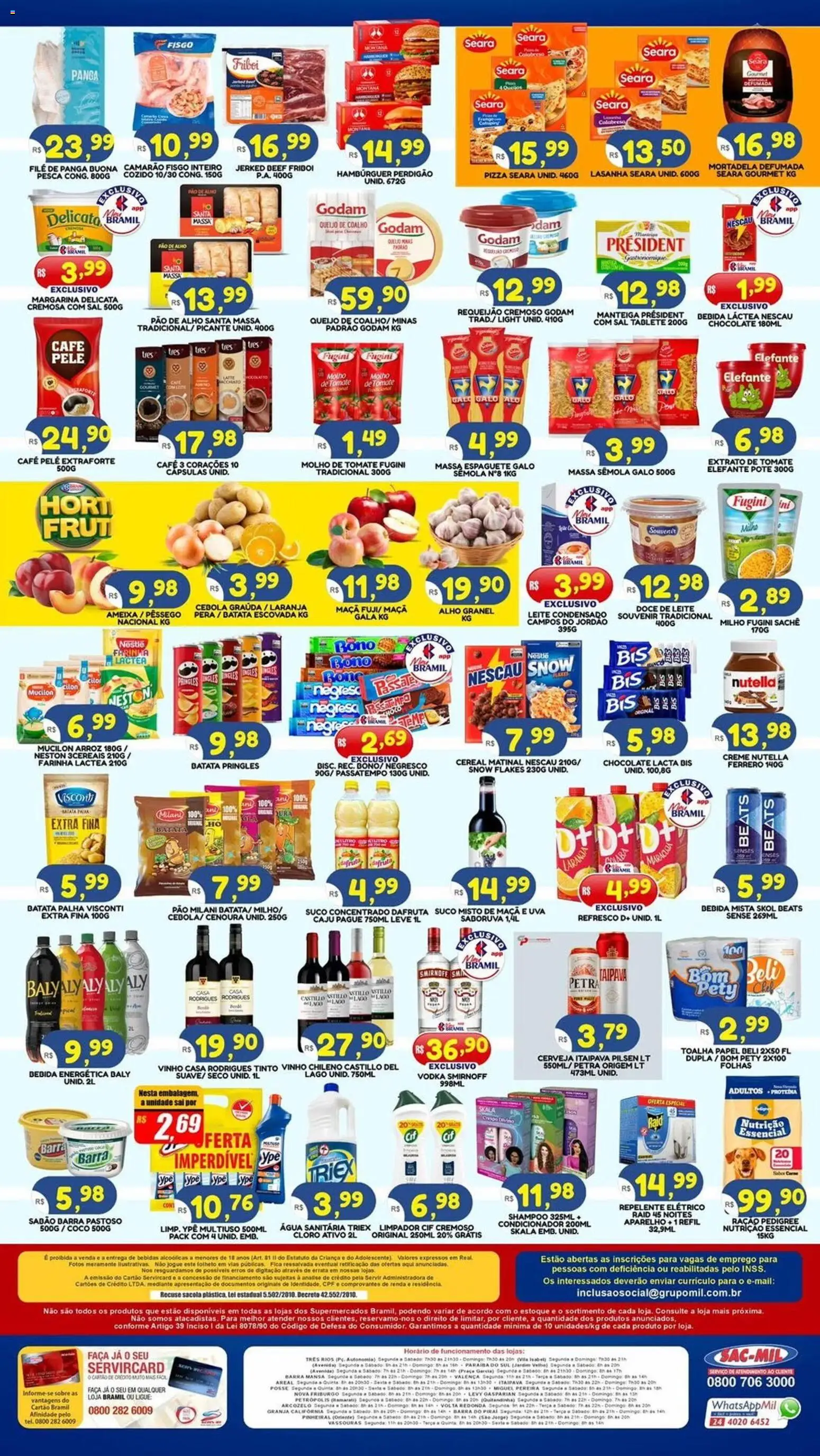 Bramil Supermercados Folheto - válido de 30.01.2026 | Página: 2 | Produtos: Caju, Nescau, Manteiga, Bebida