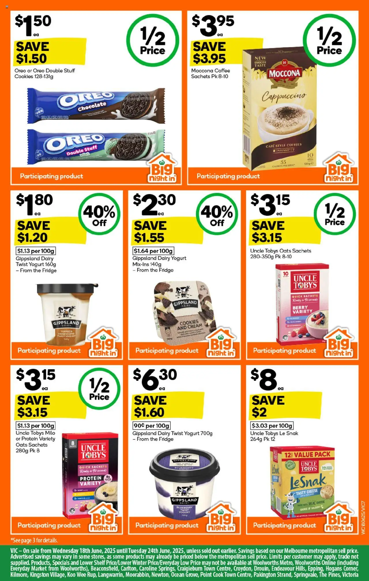 Woolworths catalogue - valid from 18.06.2025 | Page: 7 | Products: Shelf, Dairy, Cheese, Oats