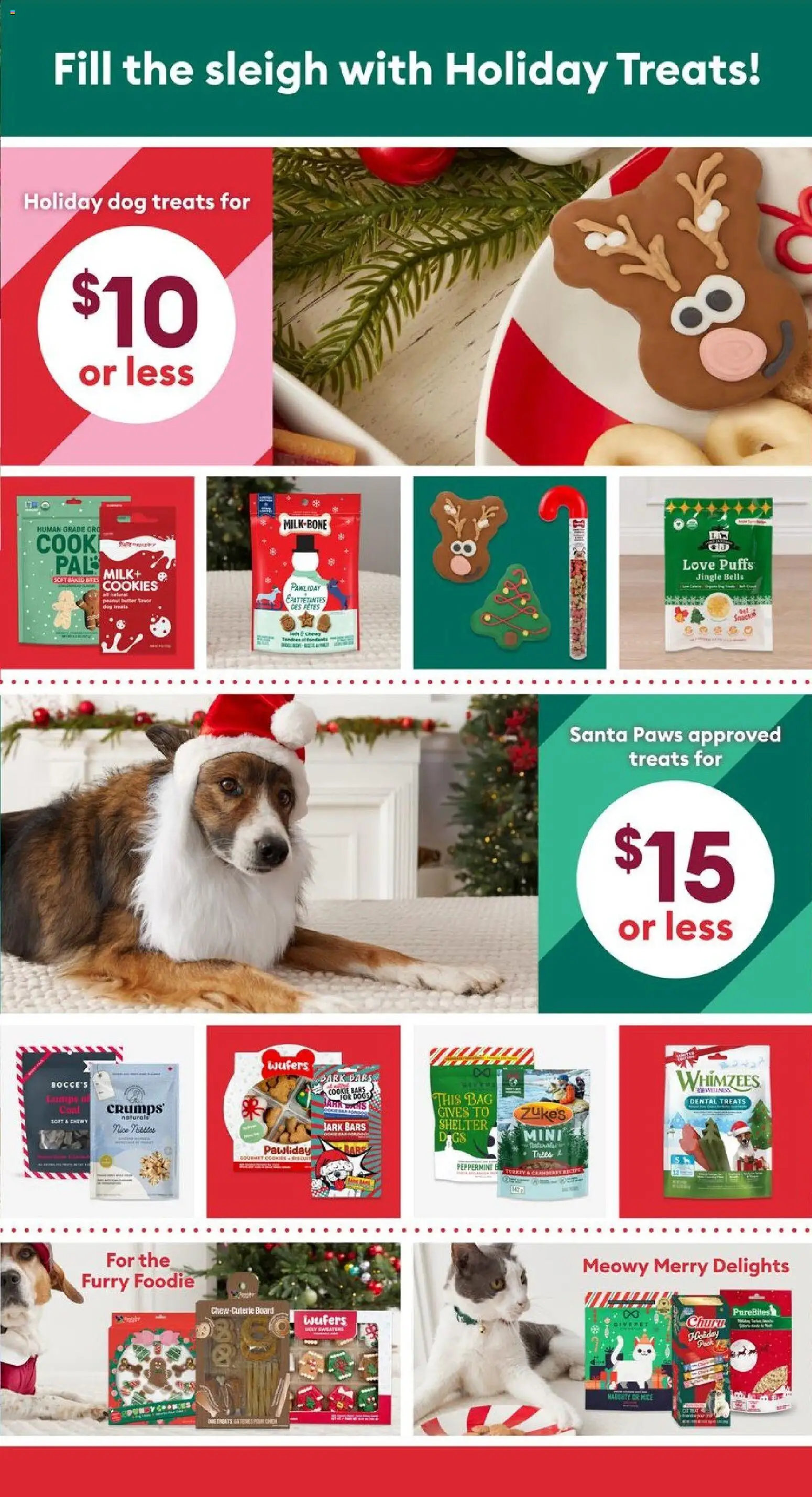 Petsmart flyer valid from 10.12.2025 | Page: 4 | Products: Cookies, Bag, Milk, Butter