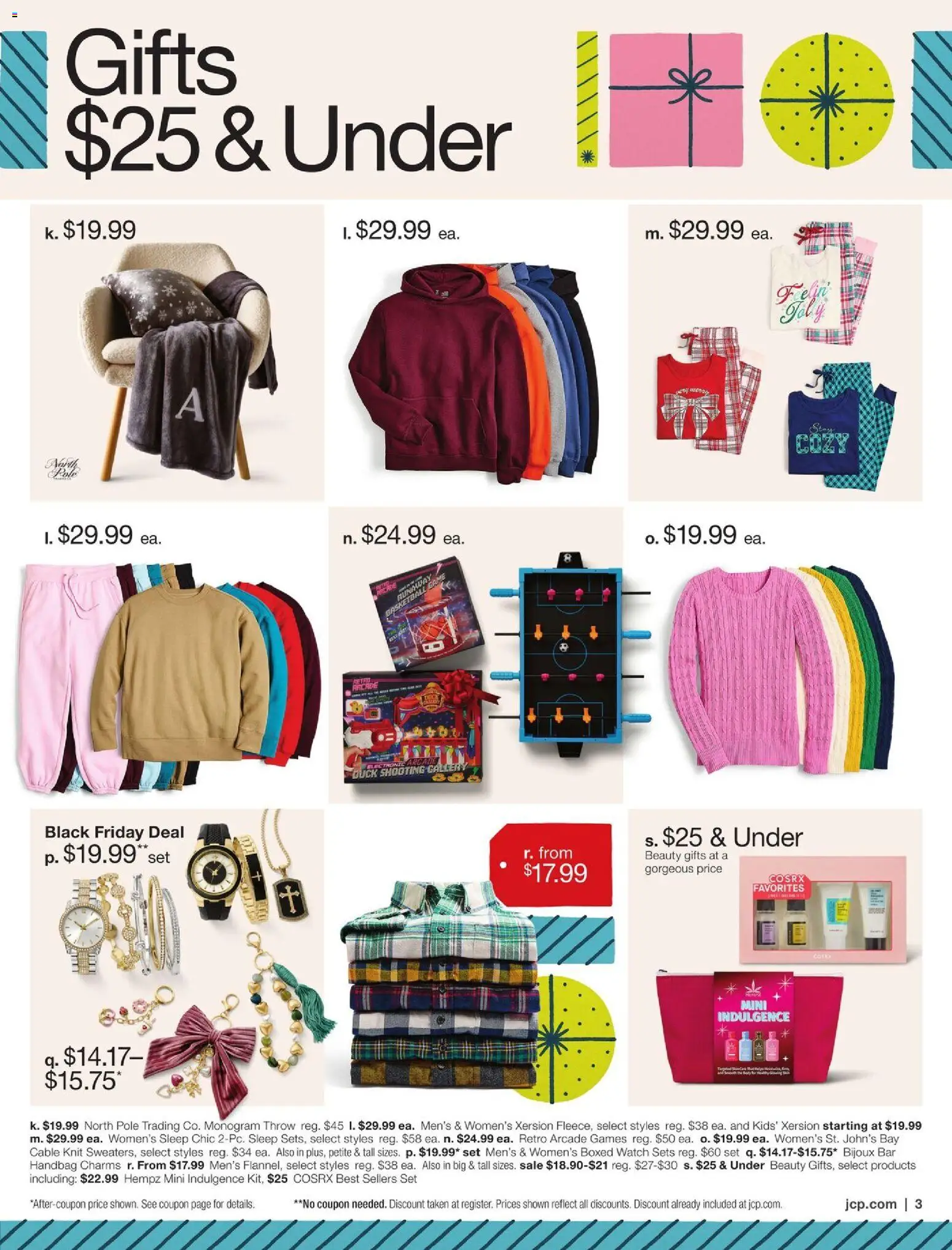 JCPenney Holiday Gift Guide - valid from 05.11.2025 | Page: 3 | Products: Handbag, Watch, Cable, Game