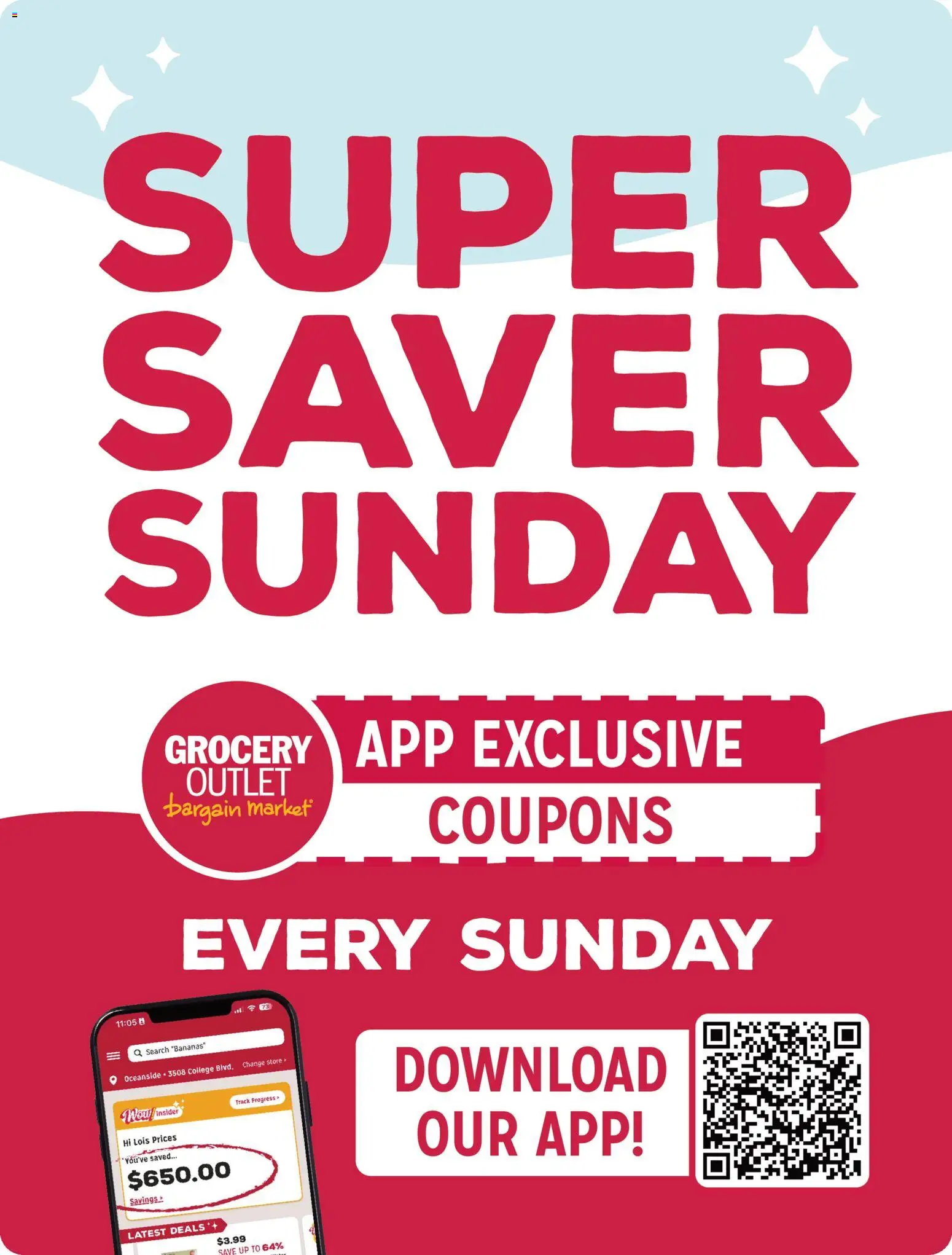 Grocery Outlet Weekly Ad - PA - valid from 29.10.2025 | Page: 1 | Products: Bananas
