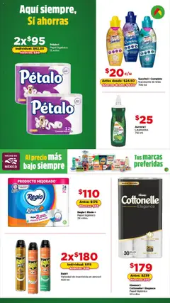 Nuevas ofertas de Bodega Aurrerá válidas en toda la República Mexicana desde el 03.07.2025. ¡Encuentra las mejores ofertas en Bodega Aurrerá folleto Sí Te Alcanza ! | Página: 3 | Productos: Limón, Suavizante, Papel higiénico, Vino