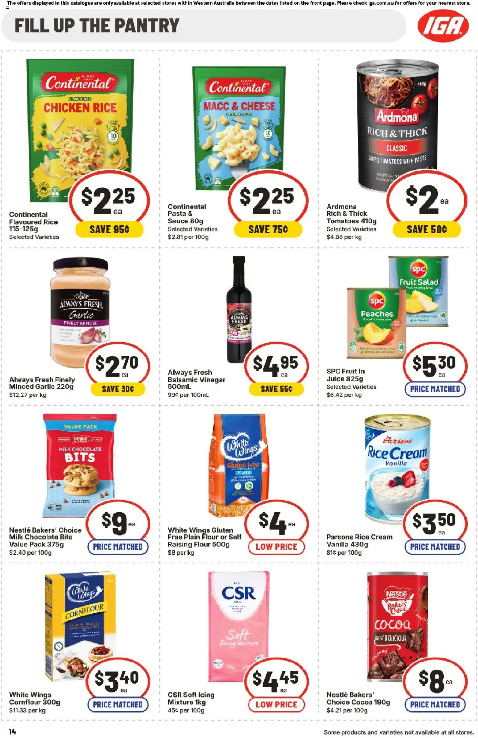 IGA catalogue - valid from 31.12.2025 | Page: 17 | Products: Chicken, Rice, Noodles, Salad