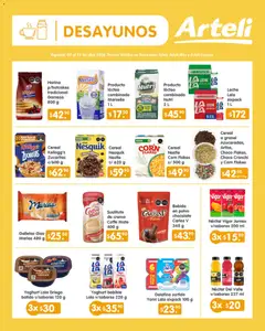 Vista previa de Arteli folleto Quincenal, nuevo folleto de la tienda, válido en México a partir del 07.04.2026 | Página: 3 | Productos: Fresa, Crema, Leche, Mate