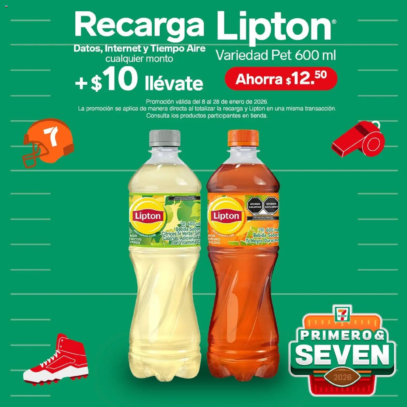 Nuevas ofertas de 7-Eleven válidas en toda la República Mexicana desde el 08.01.2026. ¡Encuentra las mejores ofertas en 7-Eleven folleto! | Página: 20 | Productos: Durazno, Té
