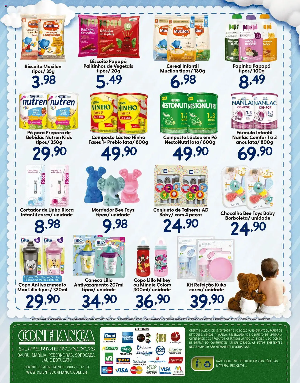 Confiança Folheto - válido de 15.08.2025 | Página: 6 | Produtos: Biscoito, Talheres, Caneca, Ameixa