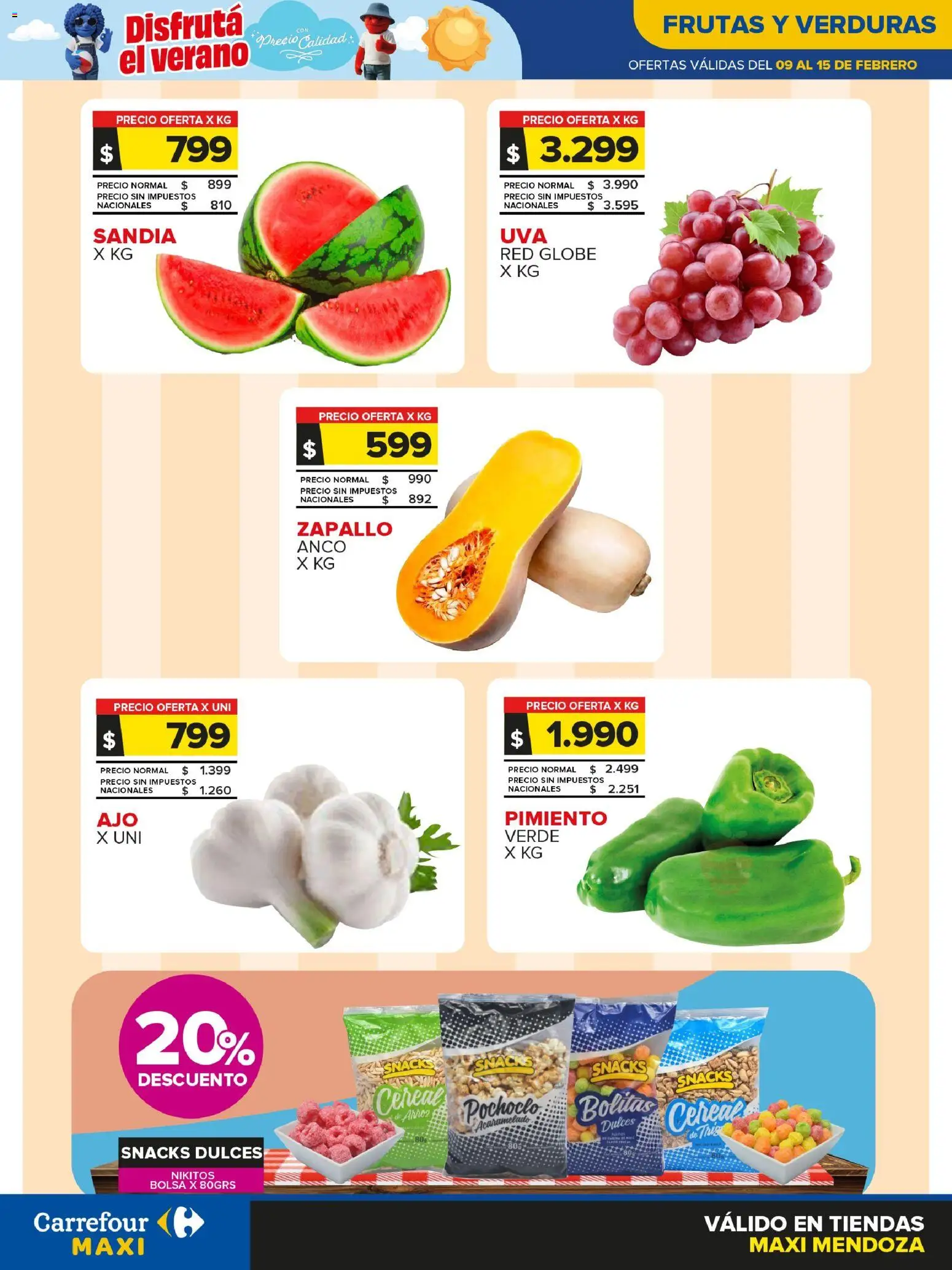 Carrefour - Frutas y Verduras - A │ válido desde el 09.02.2026 | Página: 1