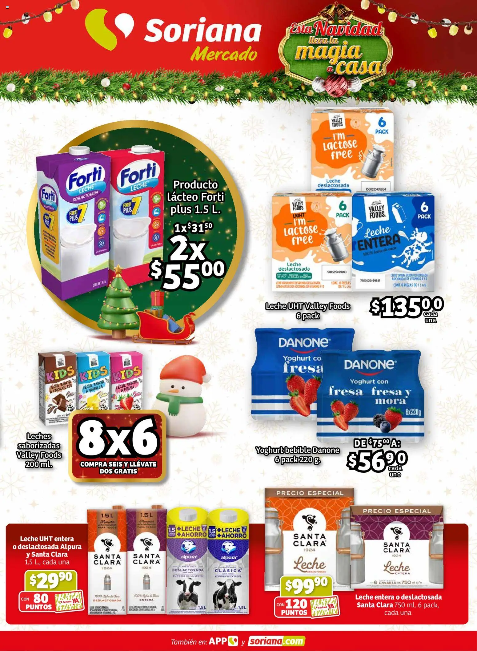 Nuevas ofertas de Soriana válidas en toda la República Mexicana desde el 11.12.2025. ¡Encuentra las mejores ofertas en Soriana - Pesito Valedor Mercado: Edo Mex, Valle De México, Gro, Hgo, Mor, Pue, Qto, Tlax, Ver! | Página: 19 | Productos: Fresa, Leche, Chocolate