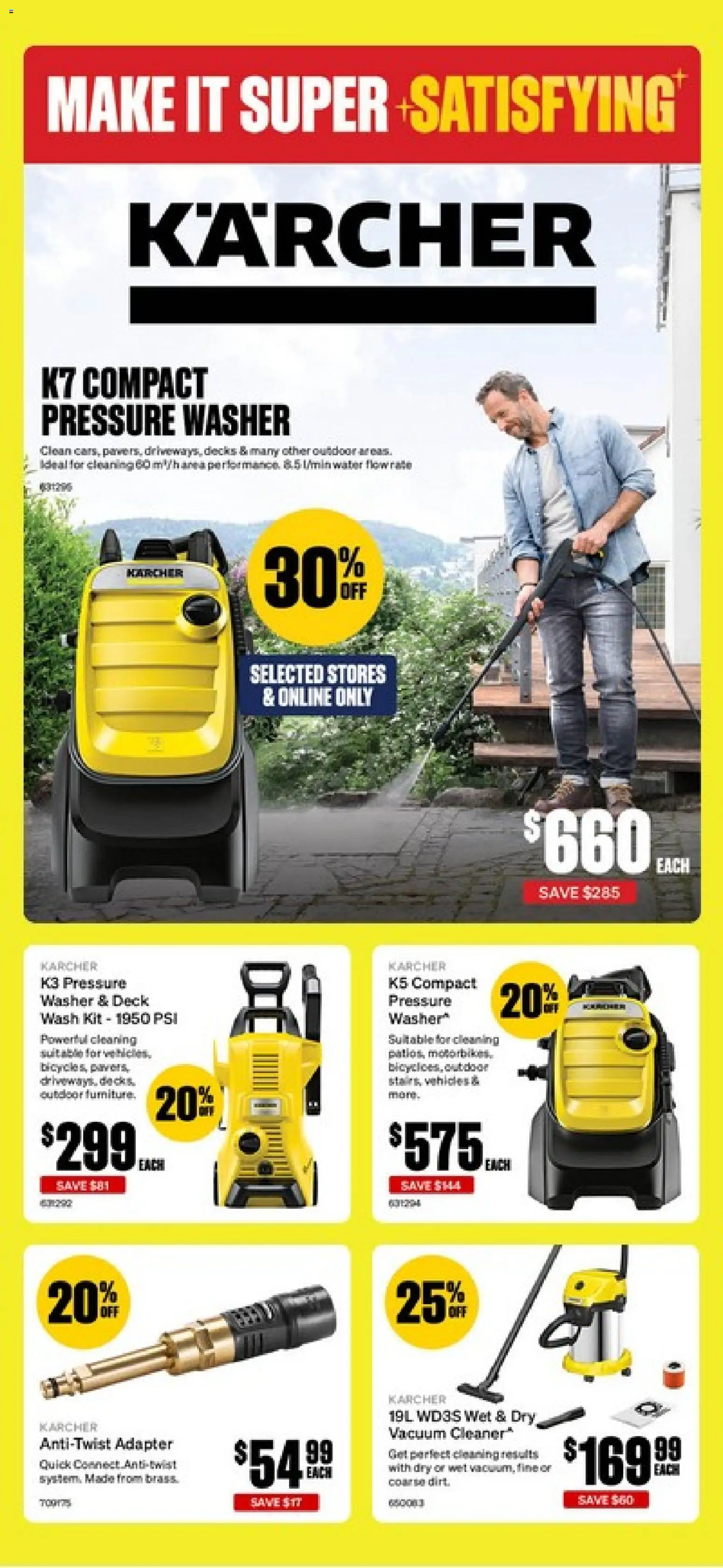 Supercheap Auto catalogue - valid from 21.01.2026 | Page: 18 | Products: Water, Adapter, Vacuum cleaner, Washer