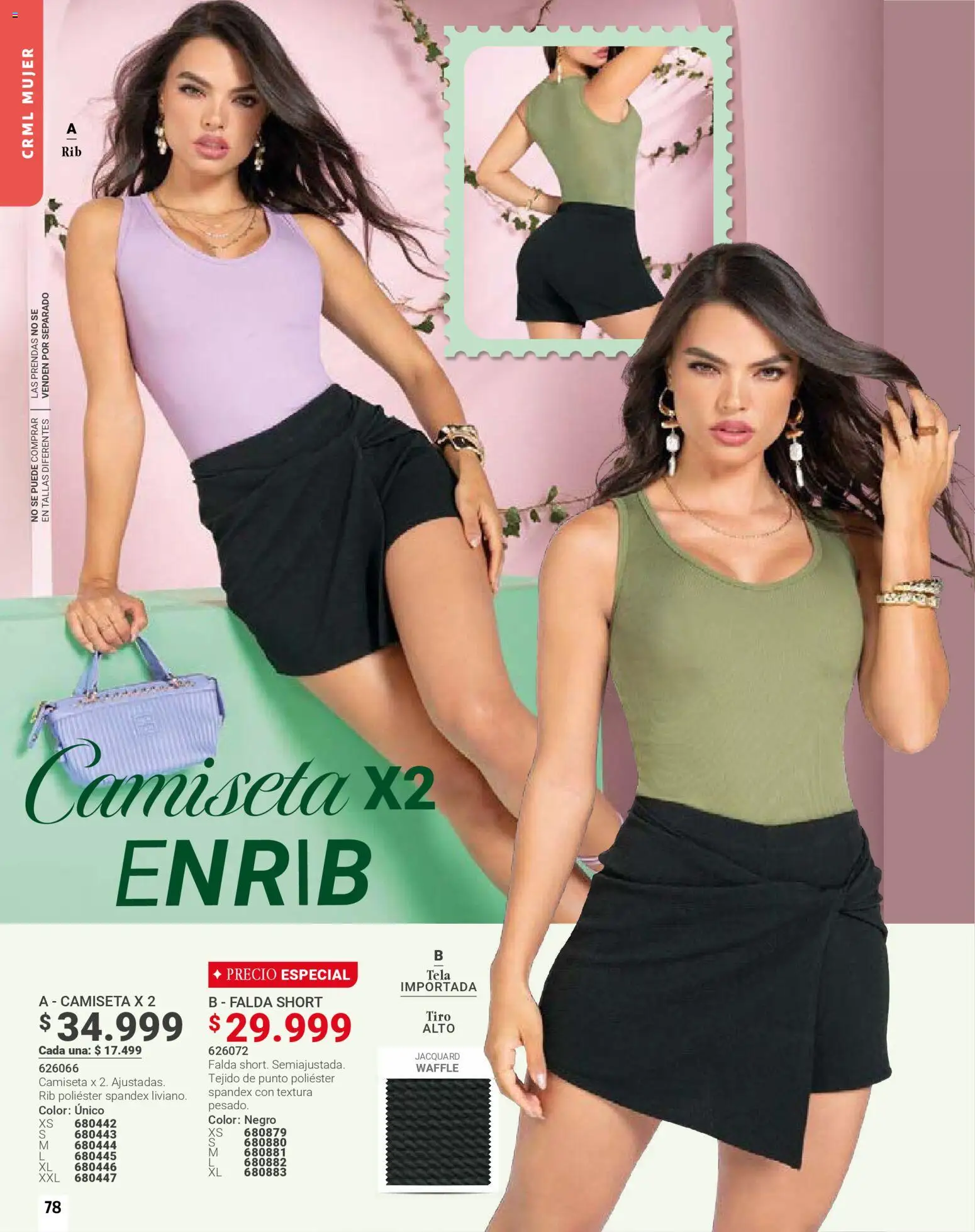 Carmel revista - valida desde el 01.02.2026 | Página: 78 | Productos: Falda, Short, Camiseta