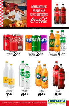 Confiança - Ofertas Bebidas - Pré-Visualização do folheto da loja Confiança, válido de 01.08.2025