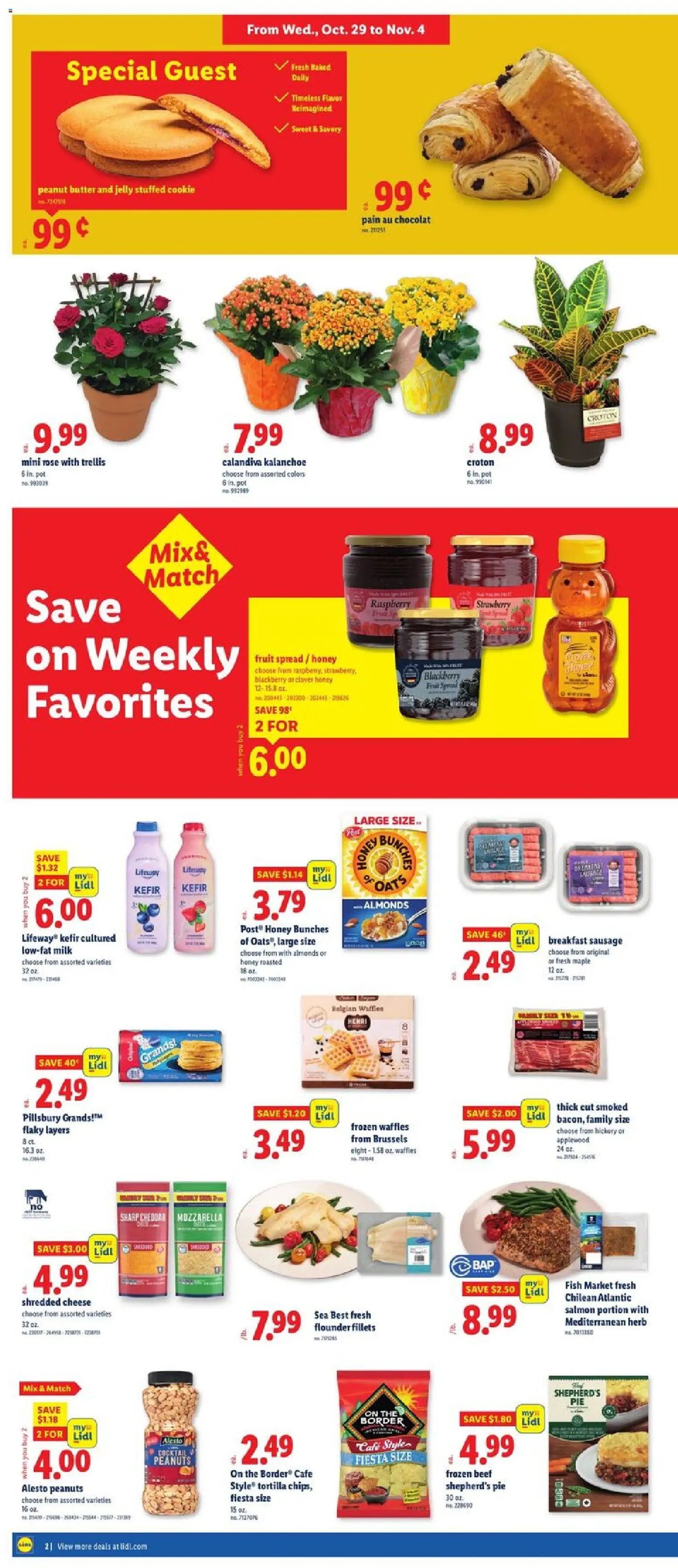 Lidl Grand Opening - valid from 29.10.2025 | Page: 4 | Products: Milk, Fish, Sausage, Raspberry