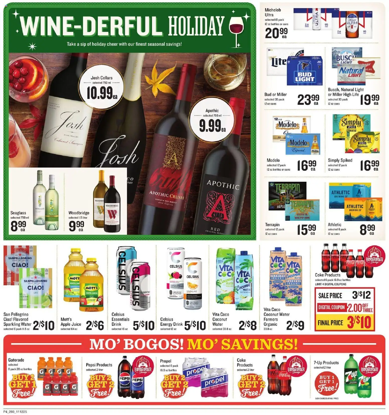 Lowes Foods Weekly Ad - GA - valid from 12.11.2025 | Page: 4 | Products: Juice, Water, Lime