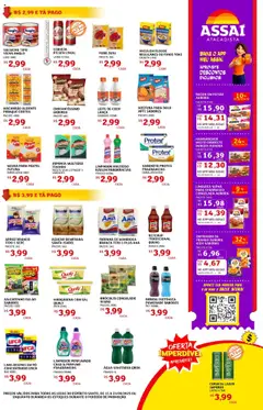 Assaí Atacadista Folheto - válido de 15.09.2025 | Página: 3 | Produtos: Linguiça, Aveia, Frango, Água sanitária