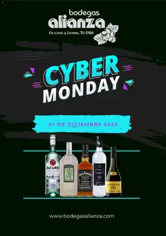 Vista previa de Bodegas Alianza Cyber Monday, nuevo folleto de la tienda, válido en México a partir del 01.12.2025
