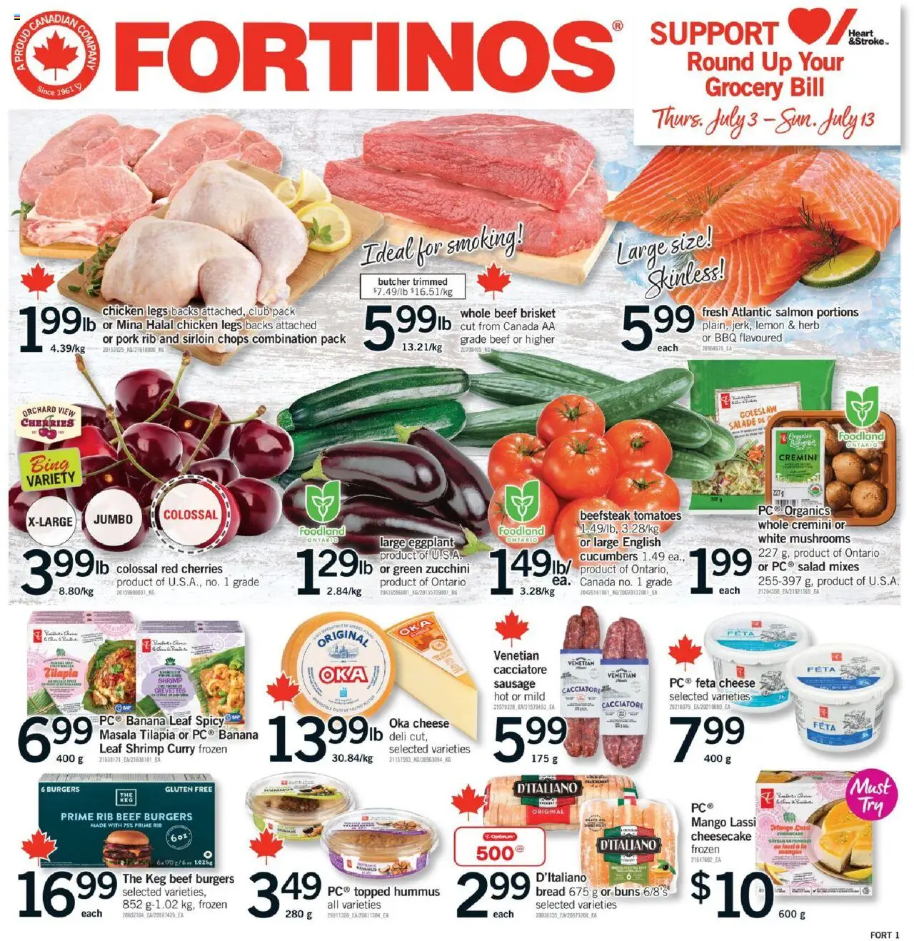 Fortinos flyer valid from 03.07.2025 | Page: 1