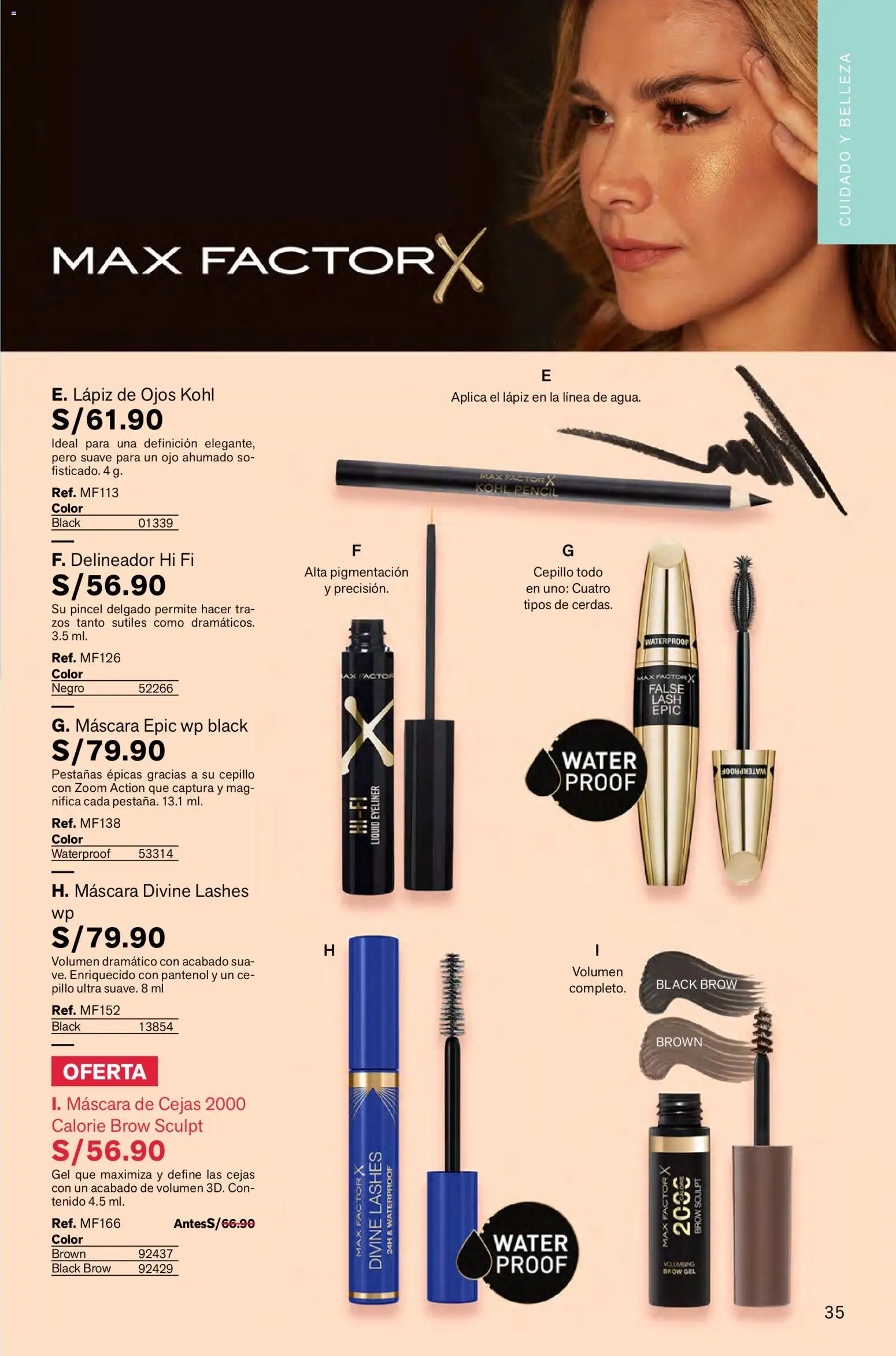 Catálogo Leonisa válido desde 26.12.2025 | Página: 35 | Productos: Máscara, Delineador, Pincel