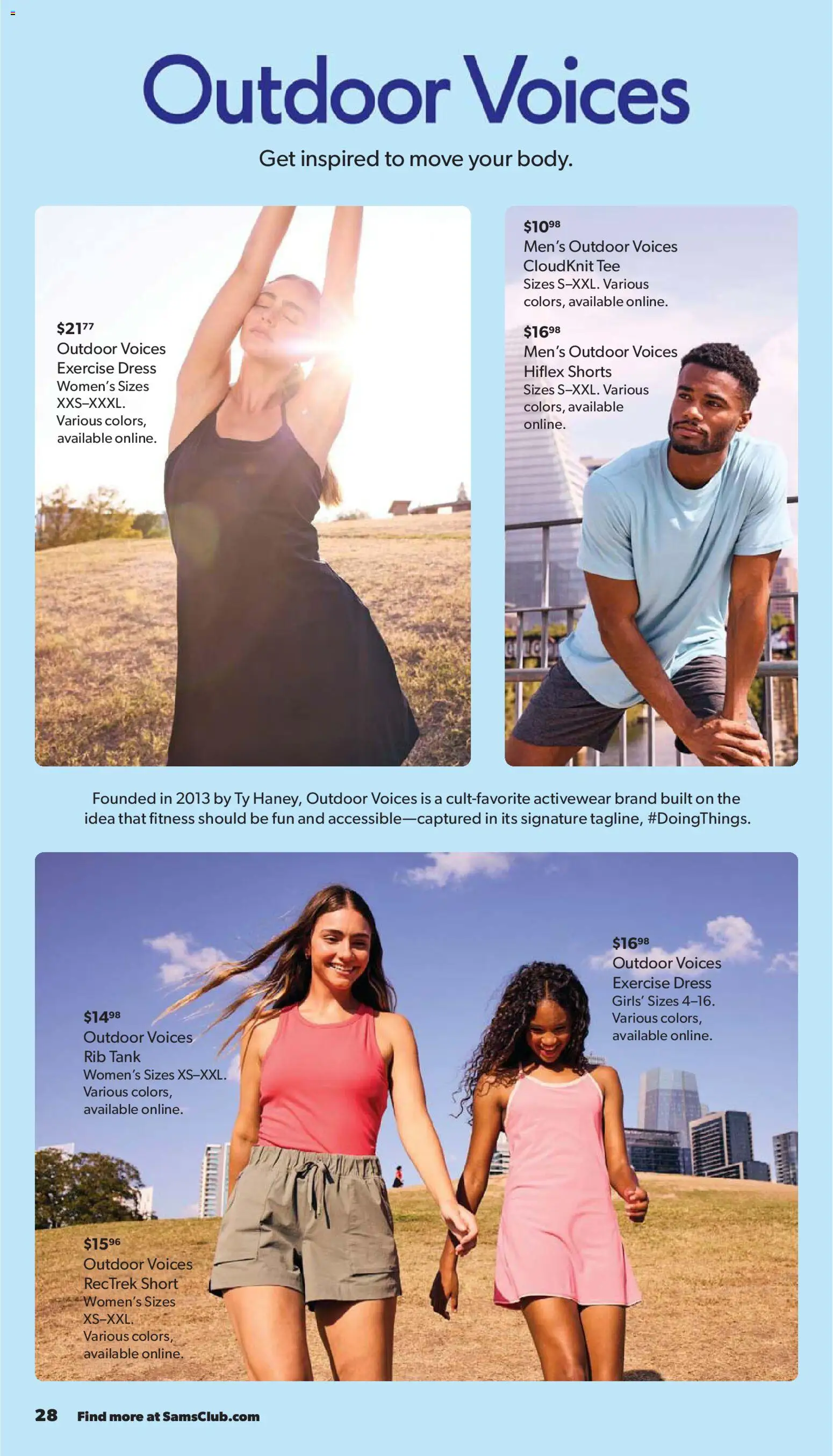 Sam's Club Instant Savings Book March - valid from 18.03.2026 | Page: 28 | Products: Shorts, Dress