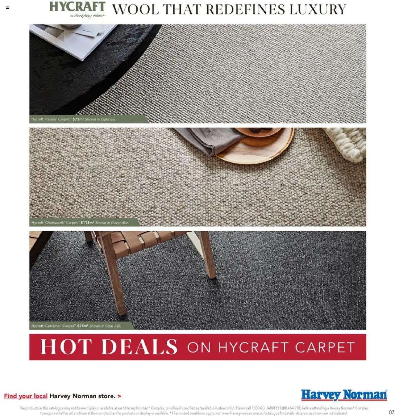 Harvey Norman catalogue - valid from 07.08.2025 | Page: 7 | Products: Carpet, Accessories