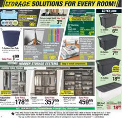 Preview of Menards weekly ads valid from 25.01.2026 | Page: 9 | Products: Shelf, Vacuum, Wire, Closet