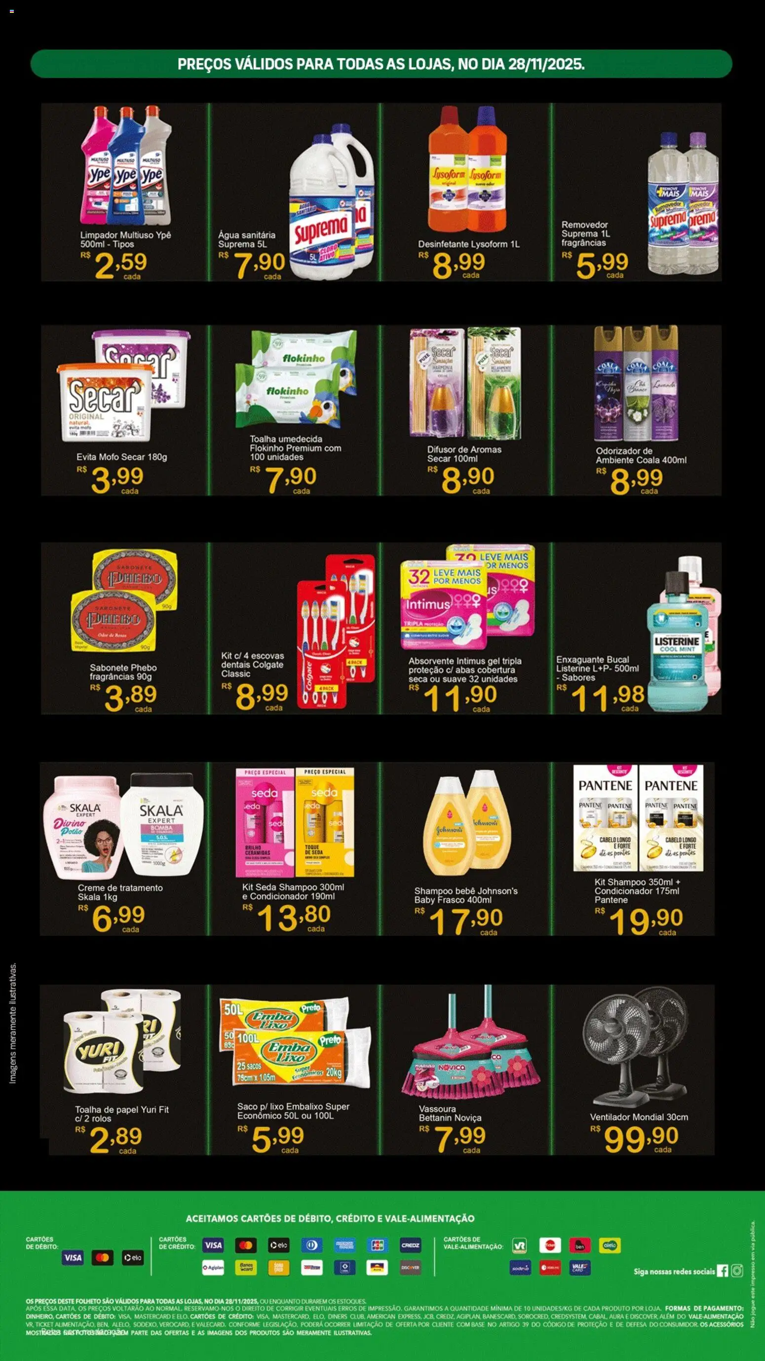 GIGA Atacado Folheto - válido de 28.11.2025 | Página: 4 | Produtos: Condicionador, Banco, Sabonete, Água sanitária