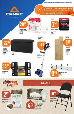 Preview of Canac weekly flyer from shop Canac valid from 30.10.2025