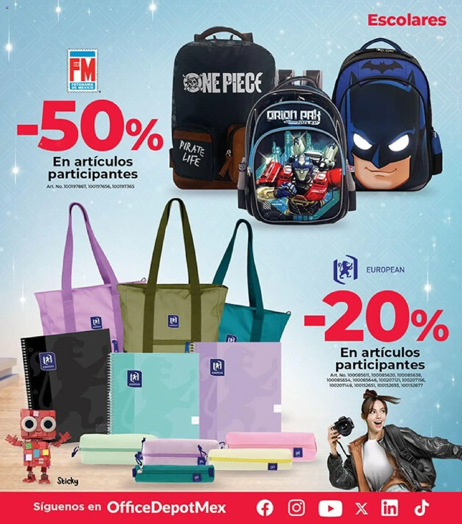 Nuevas ofertas de Office Depot válidas en toda la República Mexicana desde el 01.12.2025. ¡Encuentra las mejores ofertas en Office Depot catálogo! | Página: 18