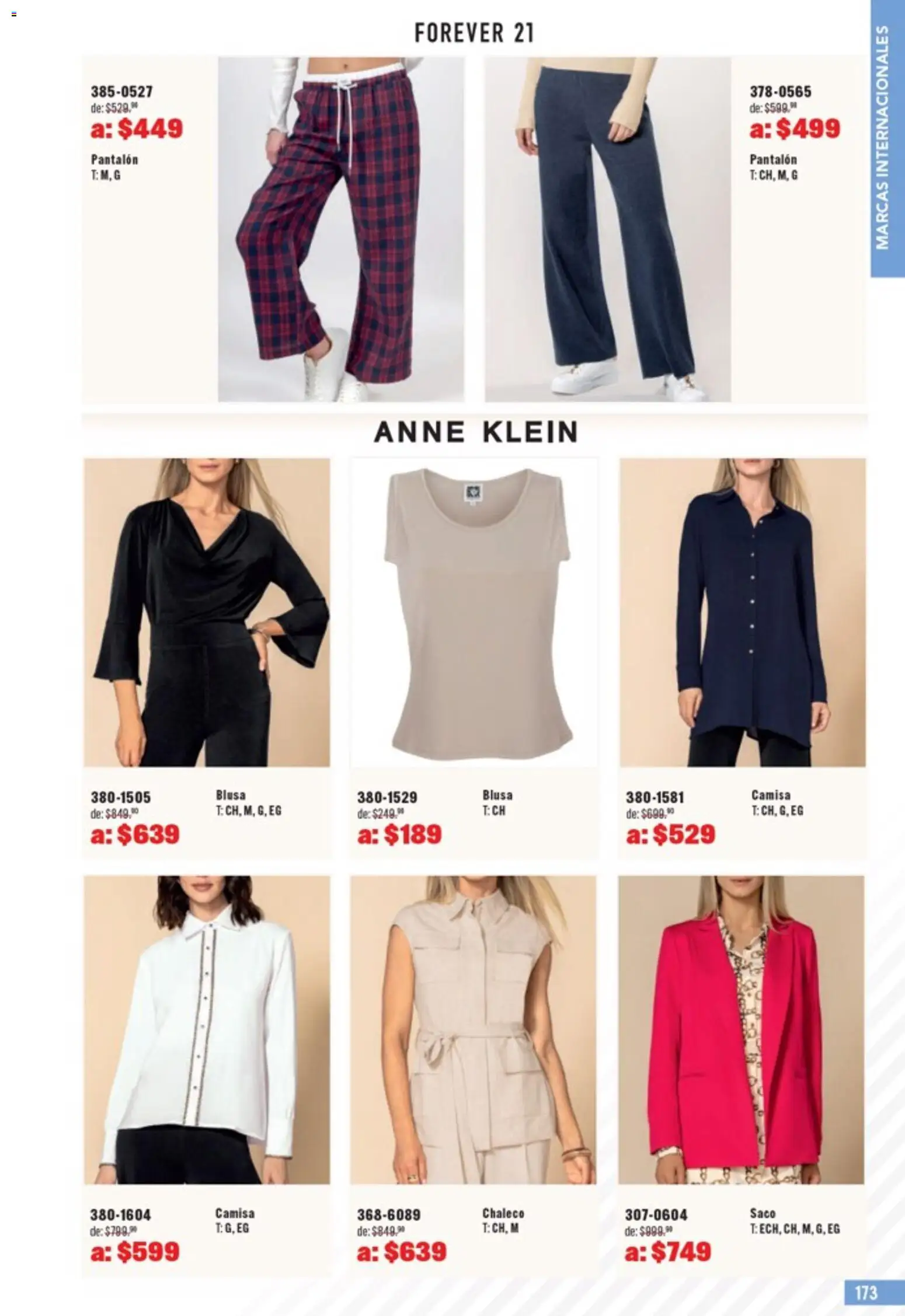 Nuevas ofertas de Andrea válidas en toda la República Mexicana desde el 05.04.2026. ¡Encuentra las mejores ofertas en Andrea catálogo Outlet! | Página: 173 | Productos: Blusa, Chaleco, Camisa