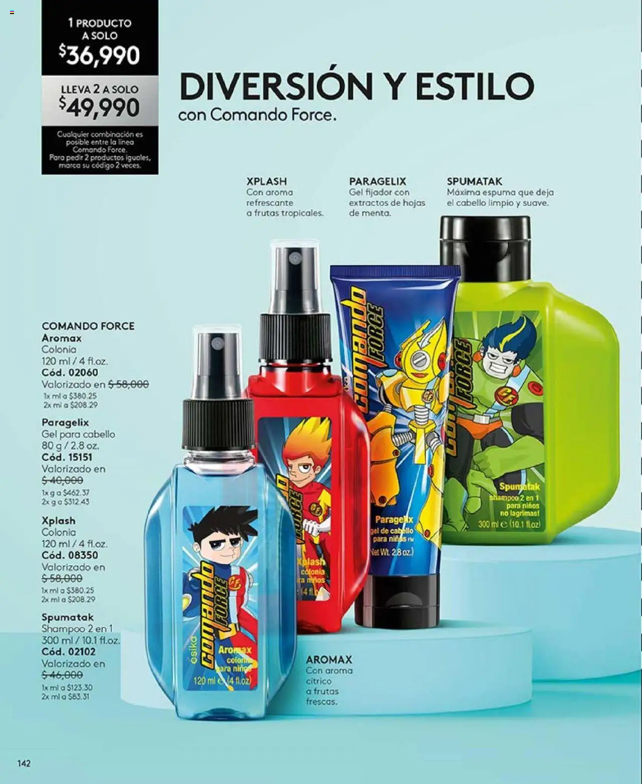 Ésika revista - valida desde el 14.10.2025 | Página: 154 | Productos: Espuma, Fijador, Shampoo, Combinación