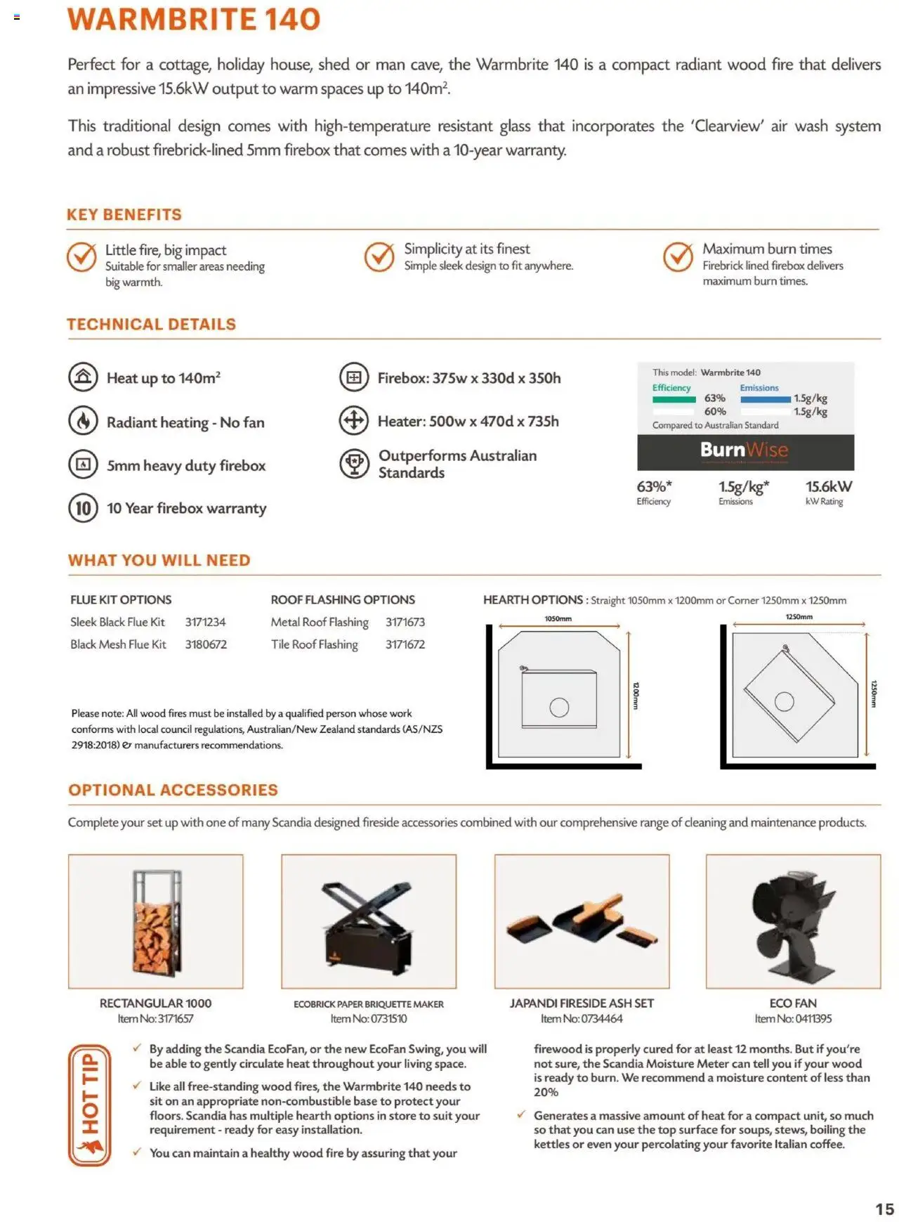 Bunnings Warehouse catalogue - valid from 31.03.2025 | Page: 15 | Products: Heater, Suit, Accessories, Fan