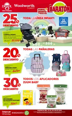 Nuevas ofertas de Del Sol y Woolworth válidas en toda la República Mexicana desde el 24.07.2025. ¡Encuentra las mejores ofertas en Del Sol y Woolworth - Catálogo Llegó el Baratón! | Página: 13